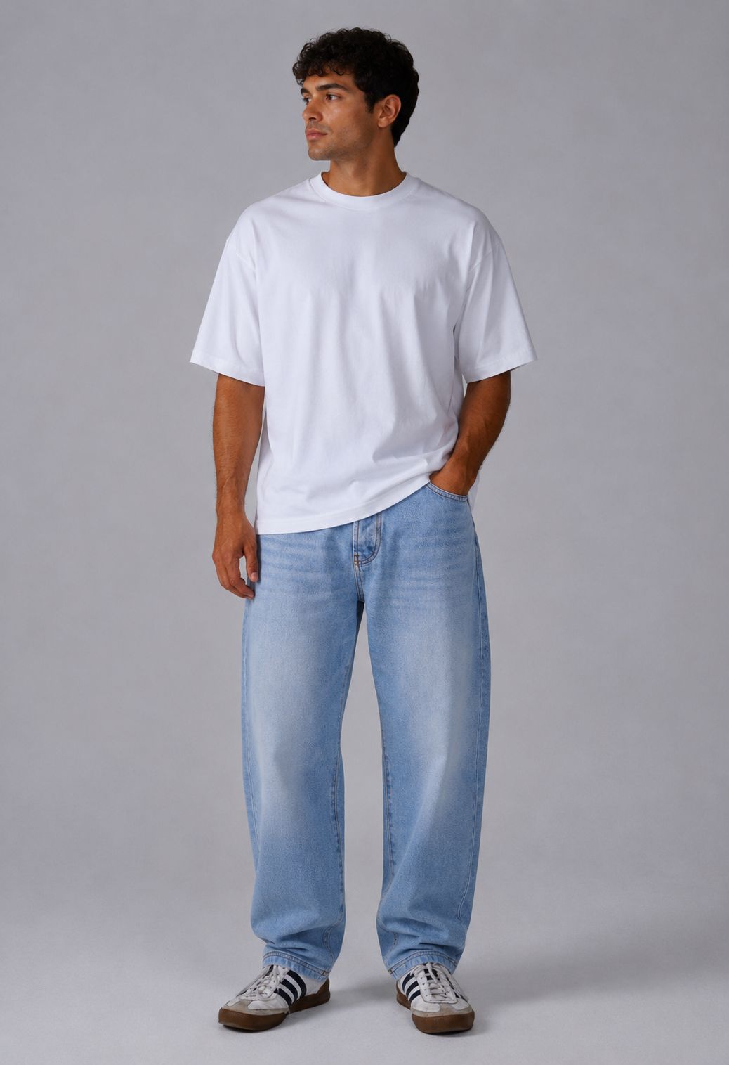 Picaldi Zicco 472 Zayn Herrenjeans -Stretch- Karottenschnitt in Glacier Blue