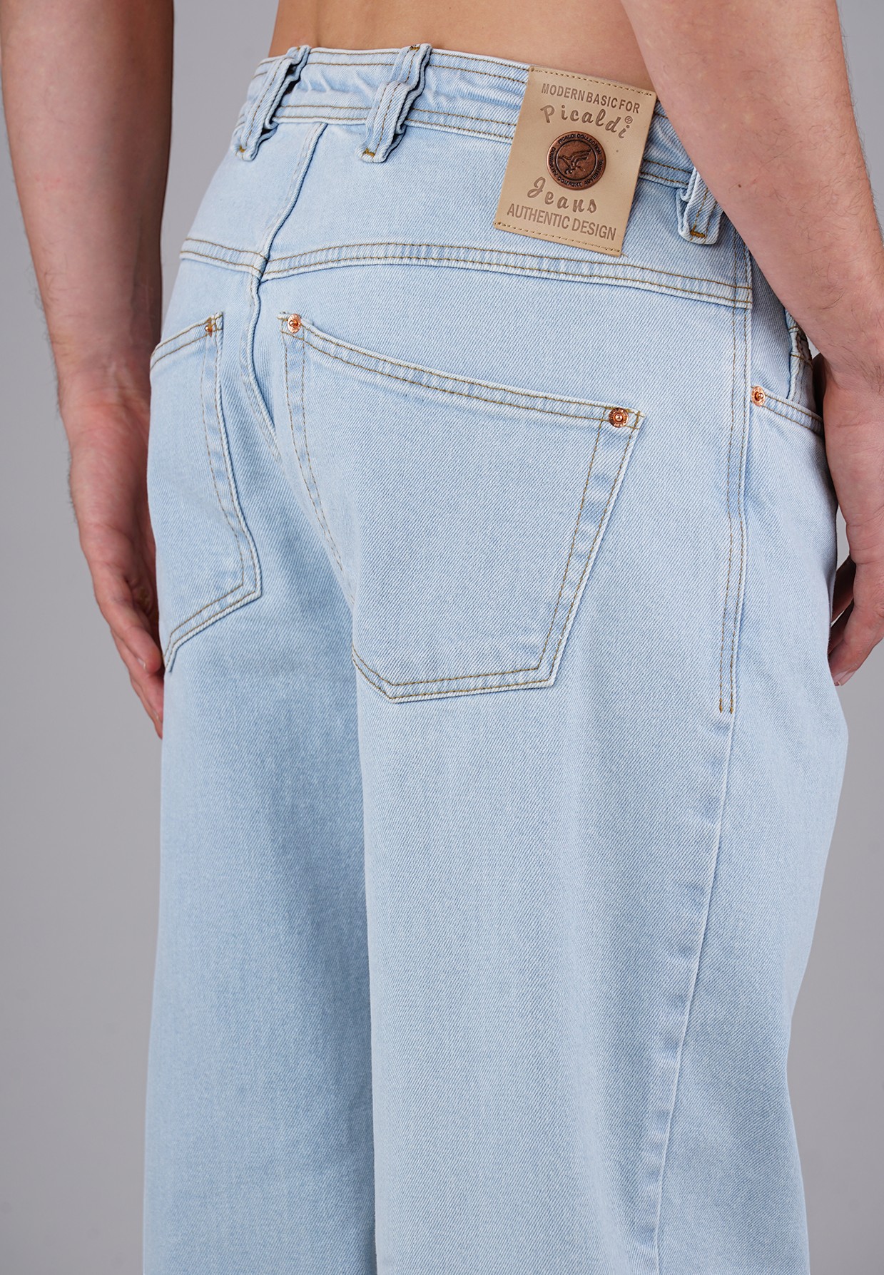 Picaldi Zicco 472 Ozzy Herrenjeans – Stretch-Karottenschnitt in Deep Stone Grey