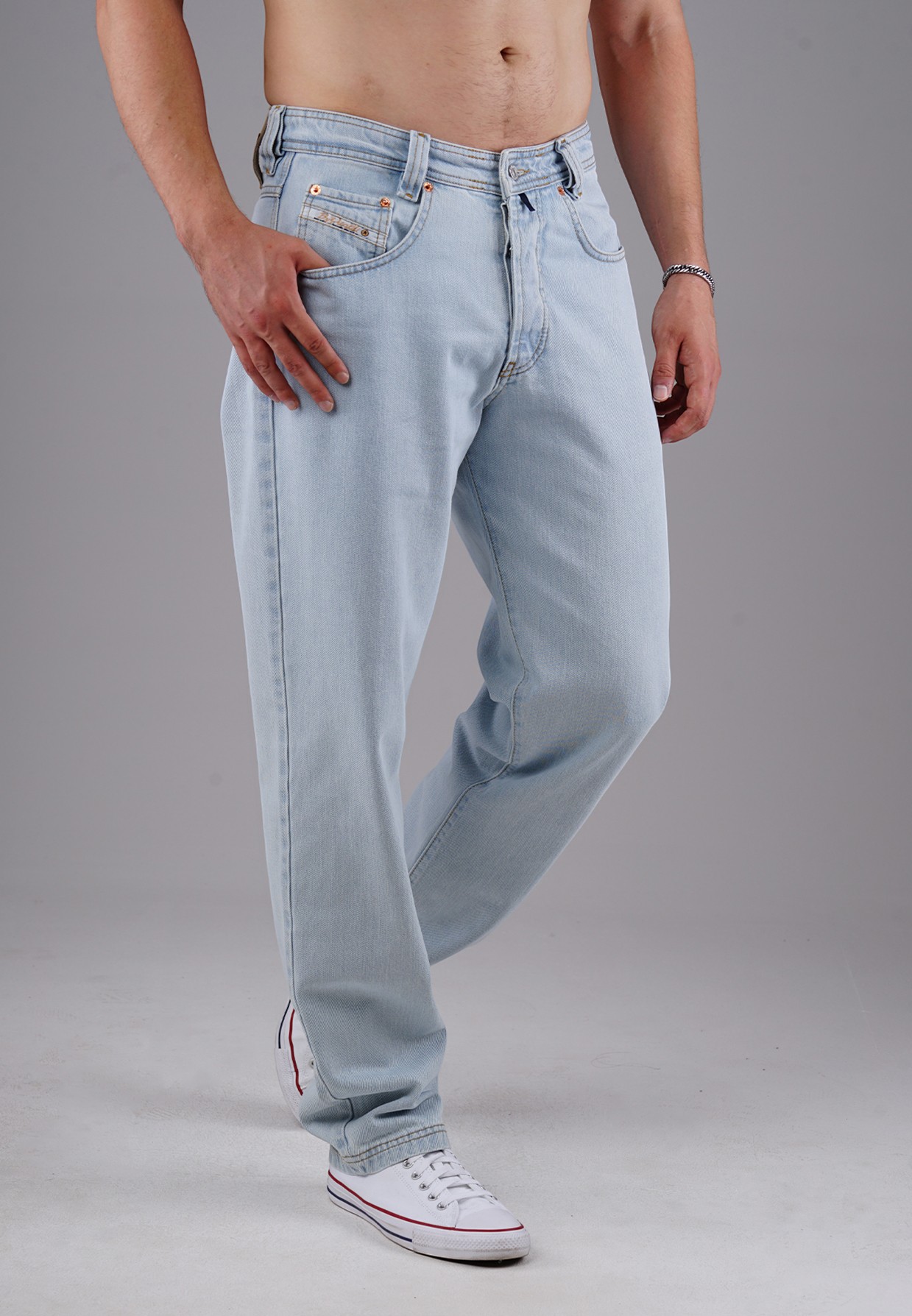 Picaldi Zicco 473 Altaro Herrenjeans - Relaxed Fit mit Tapered Leg in Azure Drift W32-L32