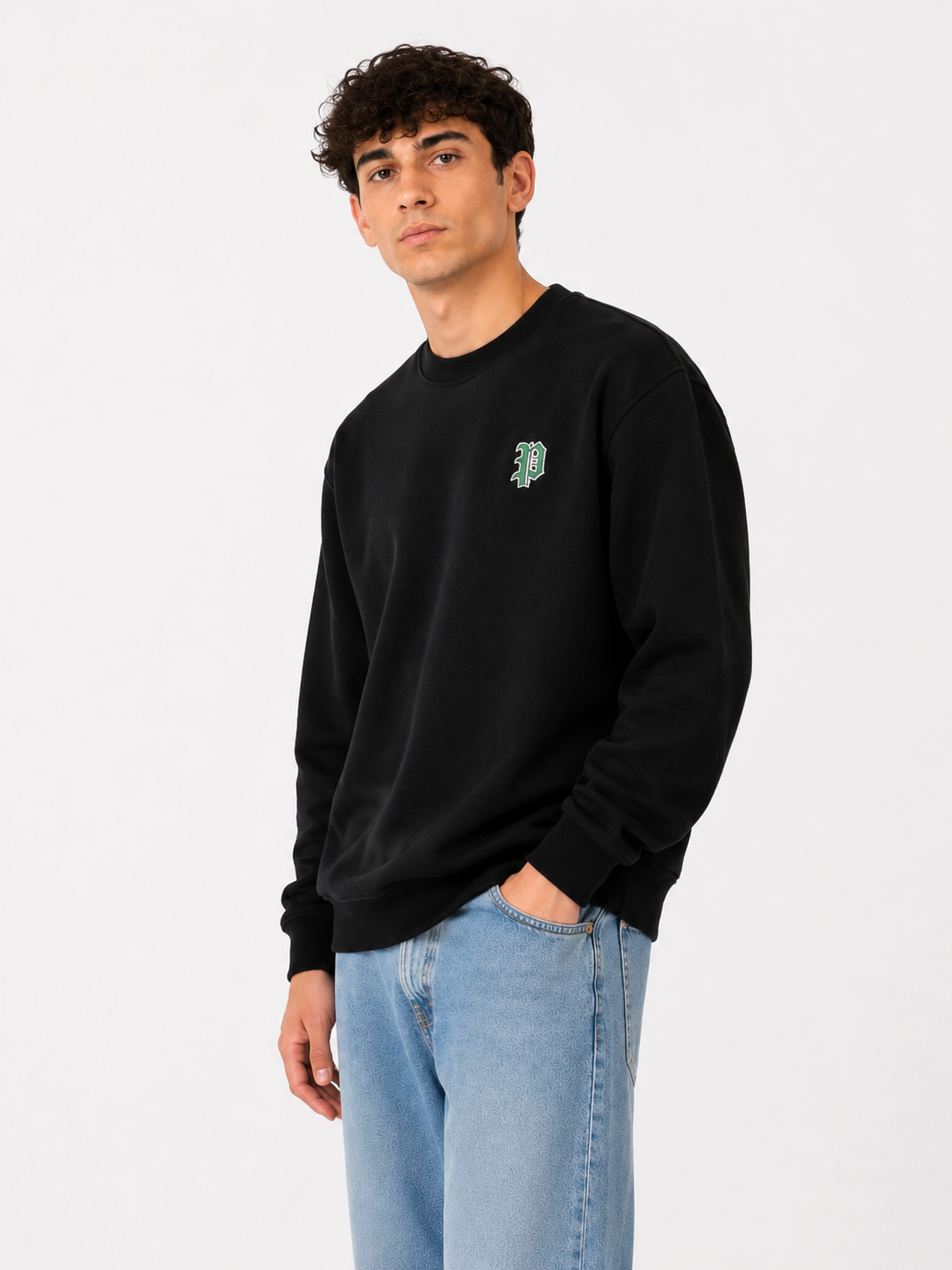 Picaldi Herren Sweatshirt P-Label Black
