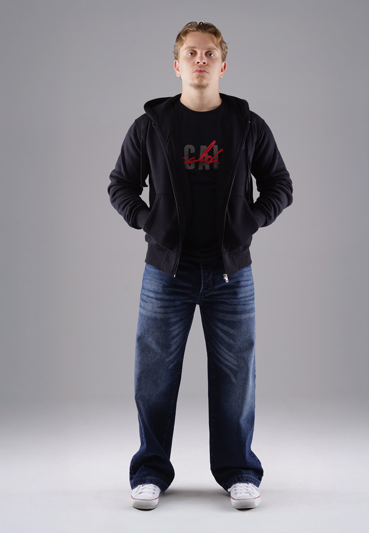 Picaldi Zicco 474 Tansanit Herrenjeans - Baggy Fit mit Straight Leg in Washed Dark Navy W31-L30