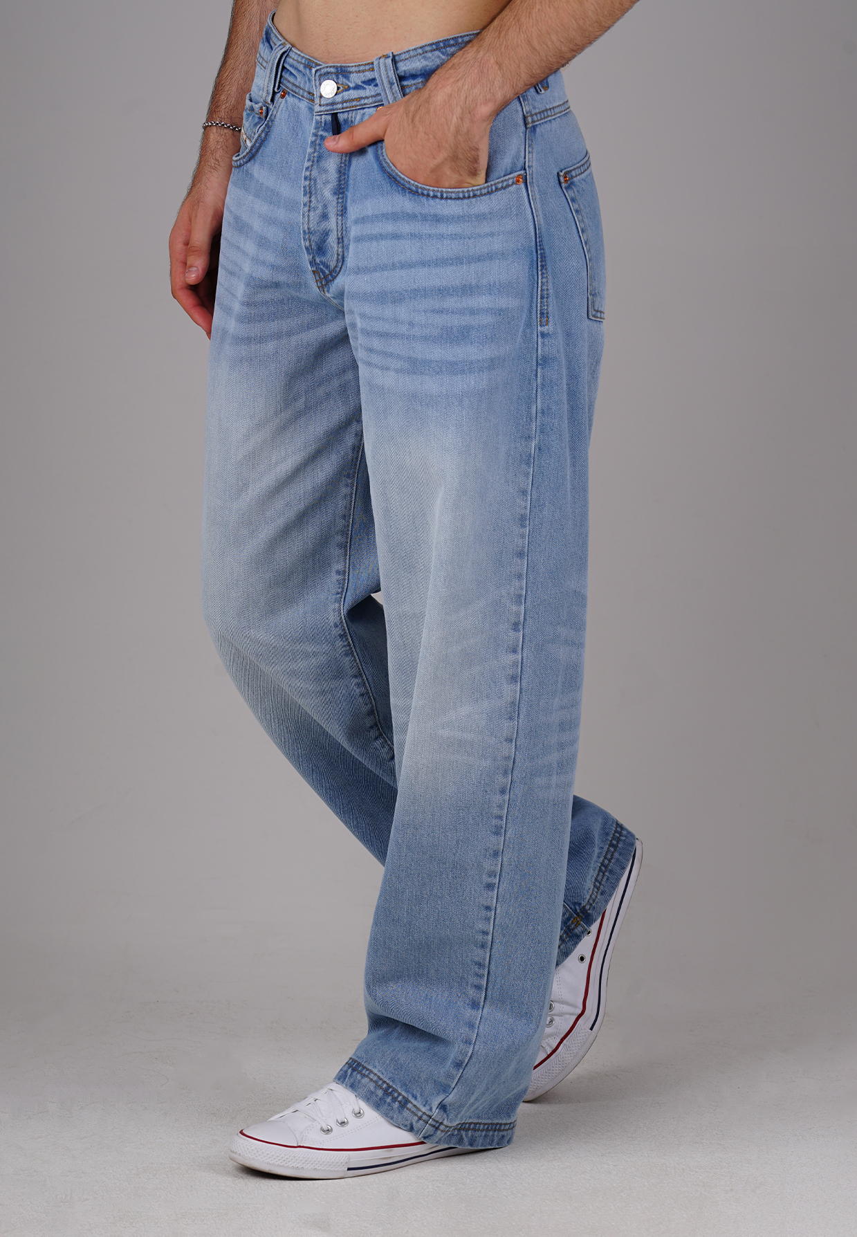 Picaldi Zicco 475 Wave - Baggyschnitt in Washed Ocean Blue