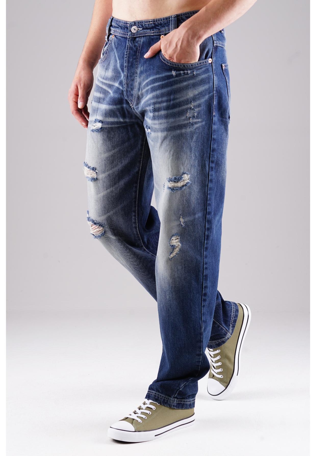 Picaldi Herren Jeans Zicco 472 Passiac dark blue sand washed W40-L34