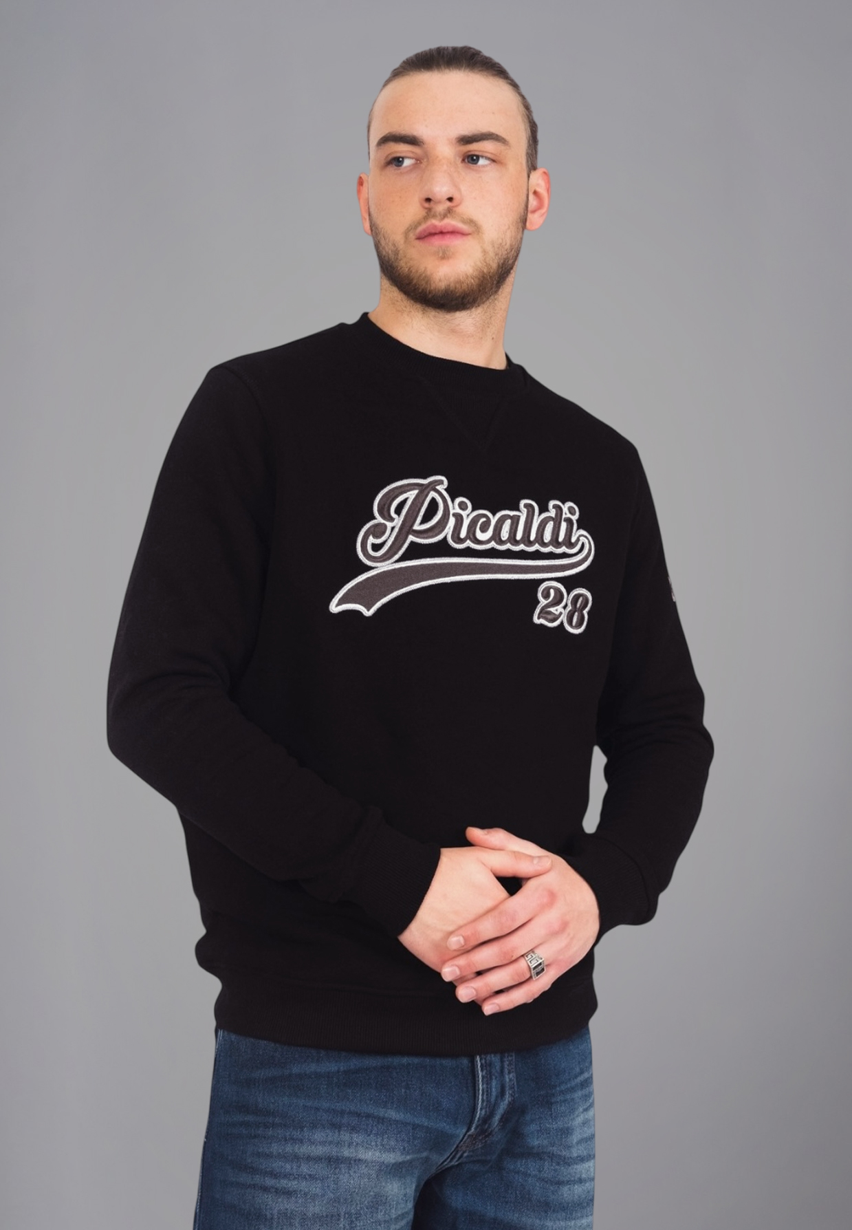 Picaldi Herren Sweatshirt Classical Black XXL