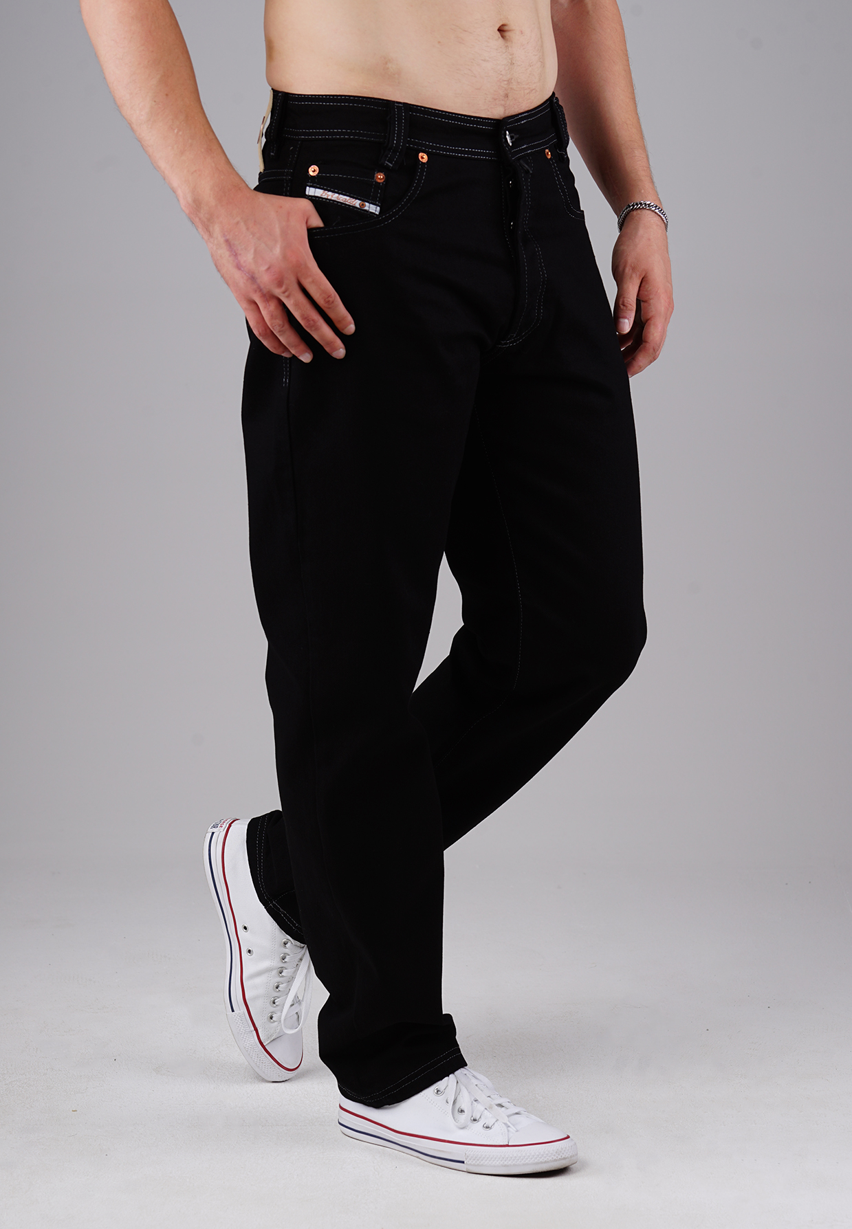 Picaldi Herren Jeans Zicco 473 Platin Black Regular Tapered Fit Pure Black