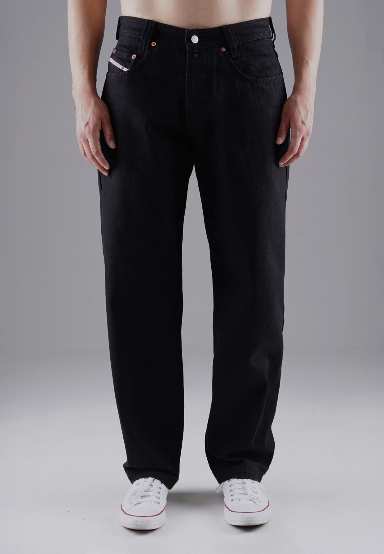 Picaldi Zicco 471 Eternal Herren Jeans – Loose Tapered Fit Black Denim W40-L32