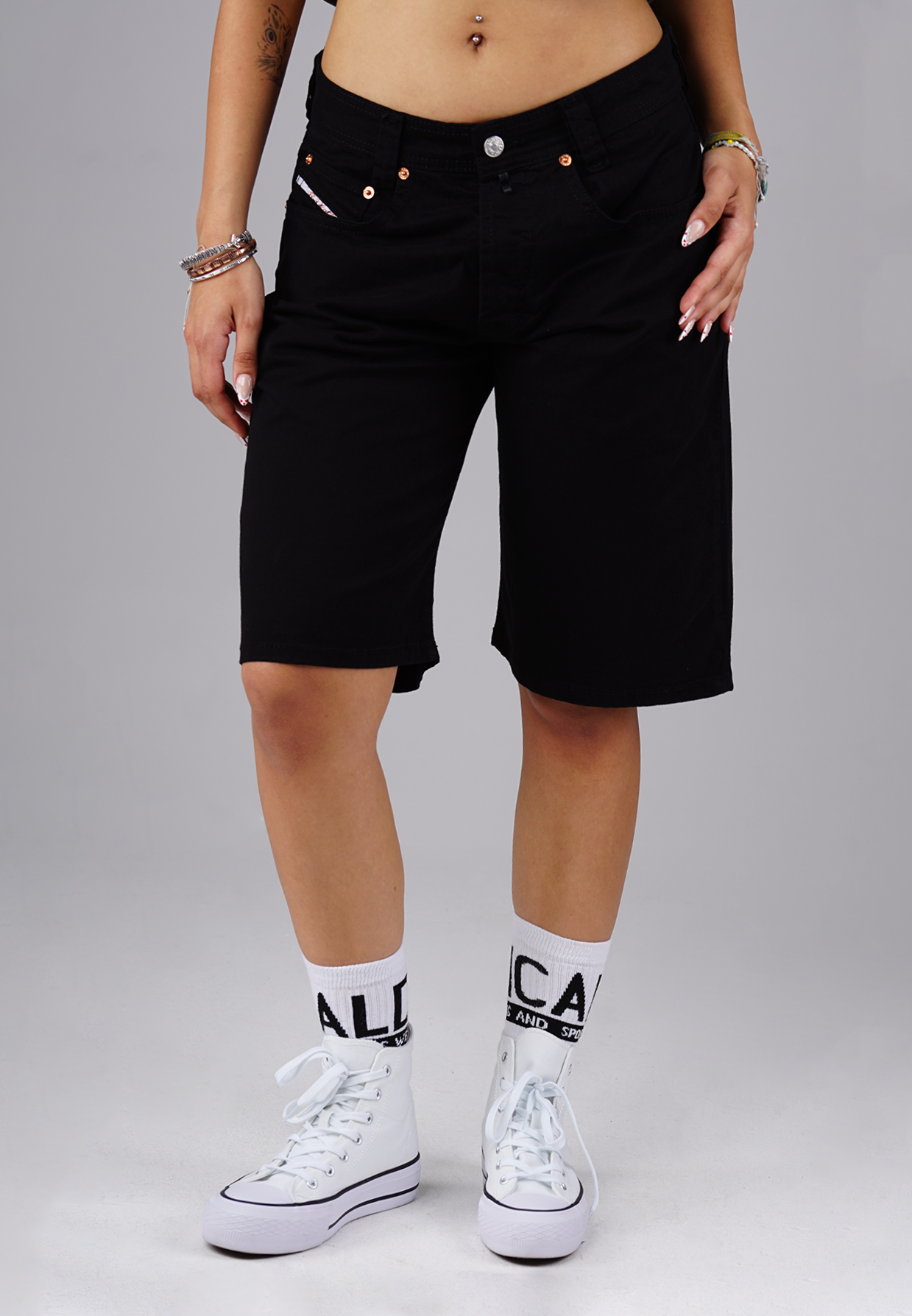 Picaldi Zicco 471 Gabardine Damen Shorts – Relaxed Fit – Jet Black Picaldi Zicco 471 Gabardine Damen Shorts – Relaxed Fit – Jet Black W40