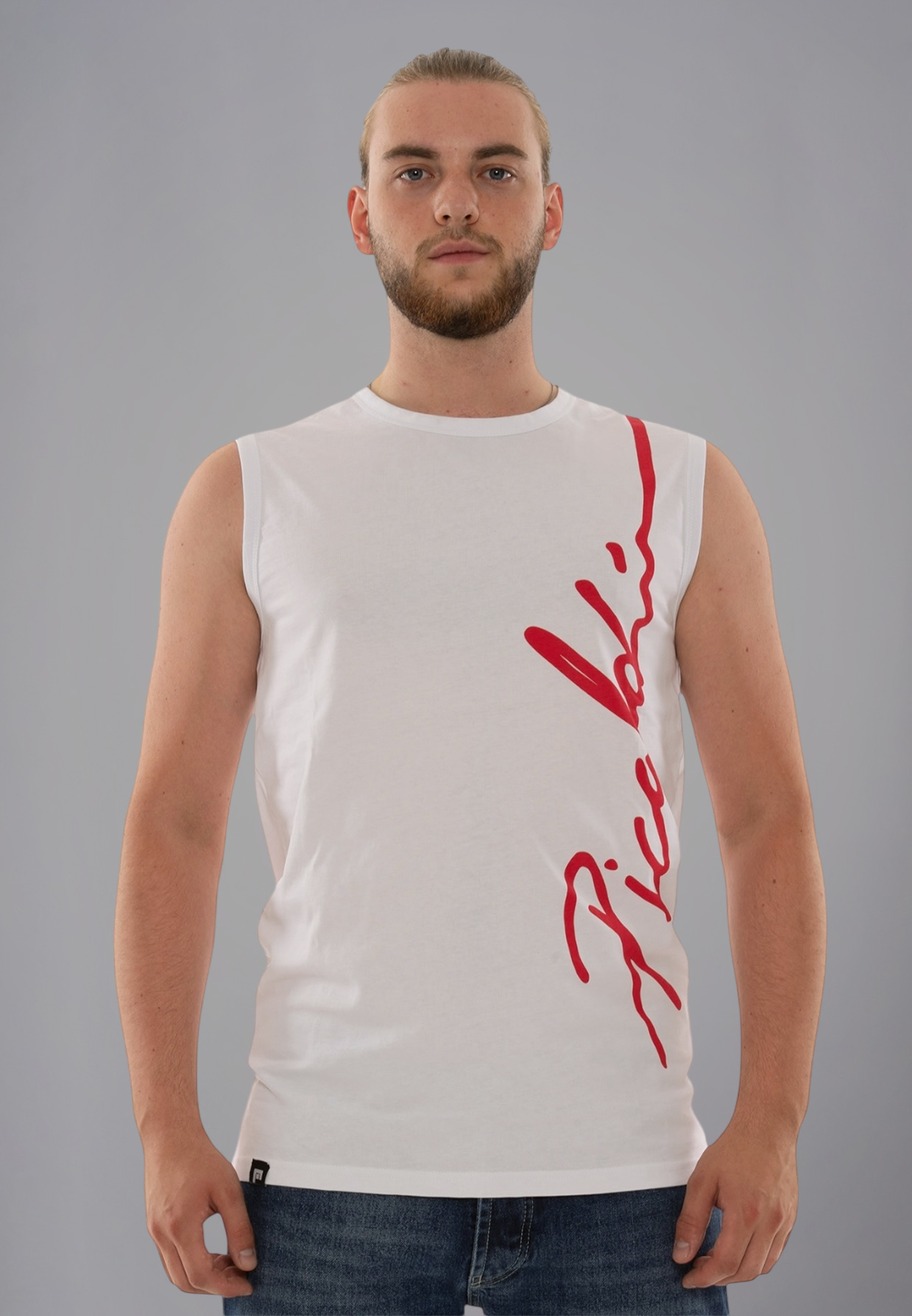 Picaldi Herren Tank Top Shirt Male white
