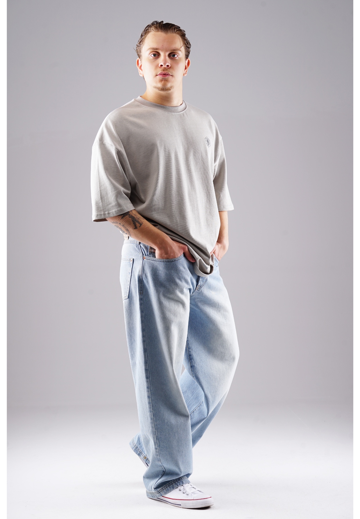 Picaldi Herren Jeans Baggy Zicco 475 Lagoon washed lagoon teal W38-L34