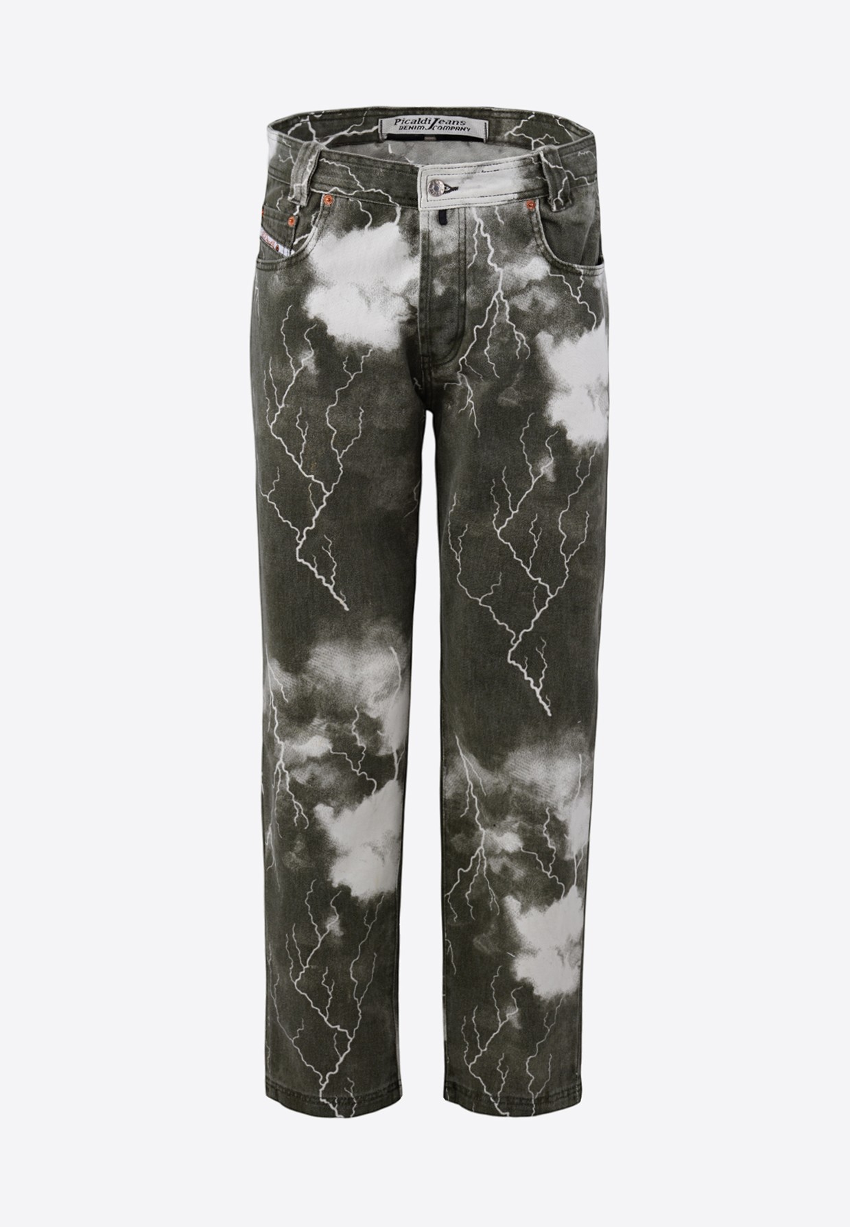 Picaldi Herren Jeans Zicco 472 Flash Khaki dark olive tunder wash