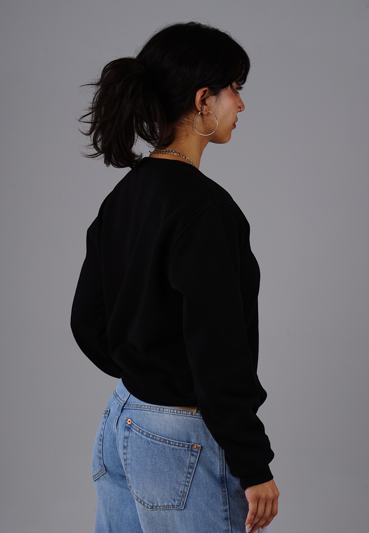 Picaldi Damen Sweatshirt Charlie Black XXL