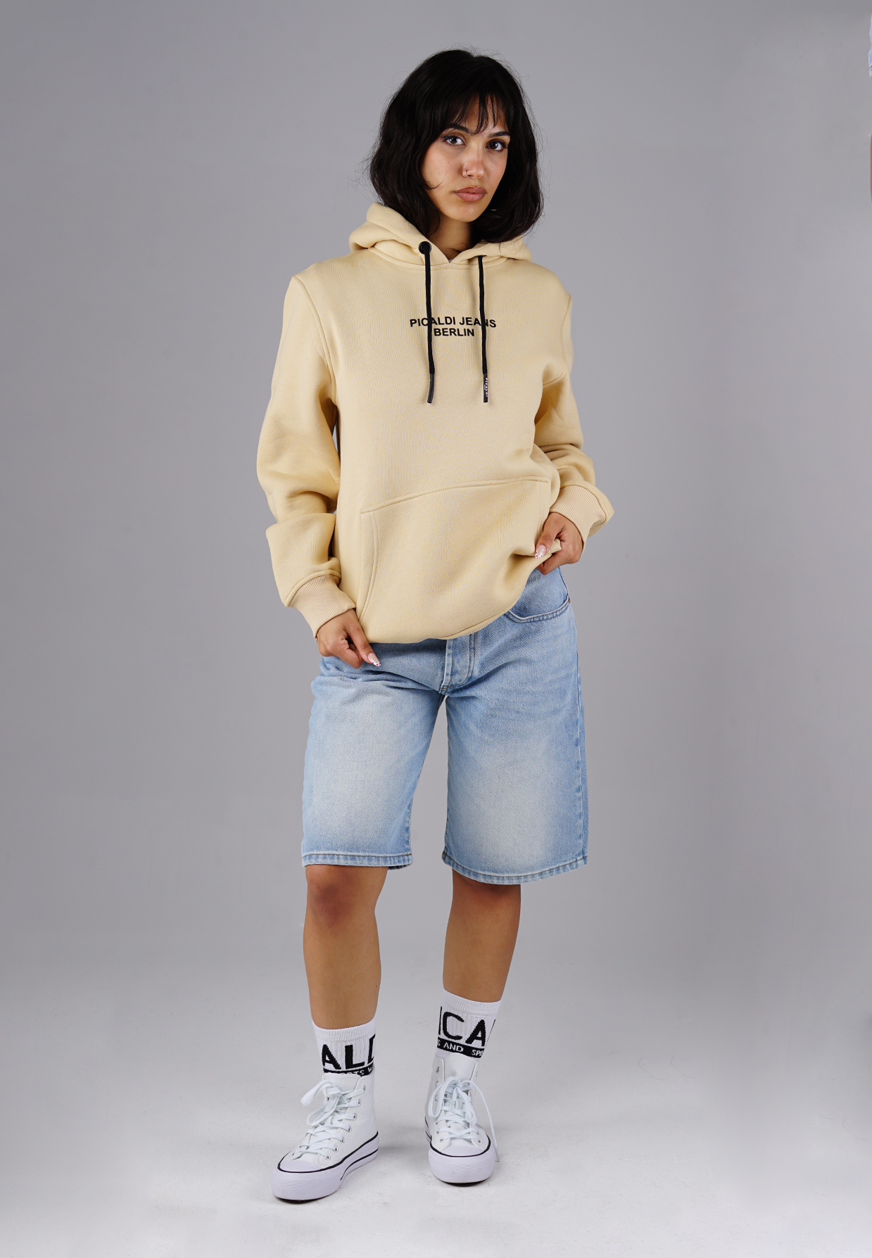Picaldi Damen Kapuzenpullover Berlin Camel