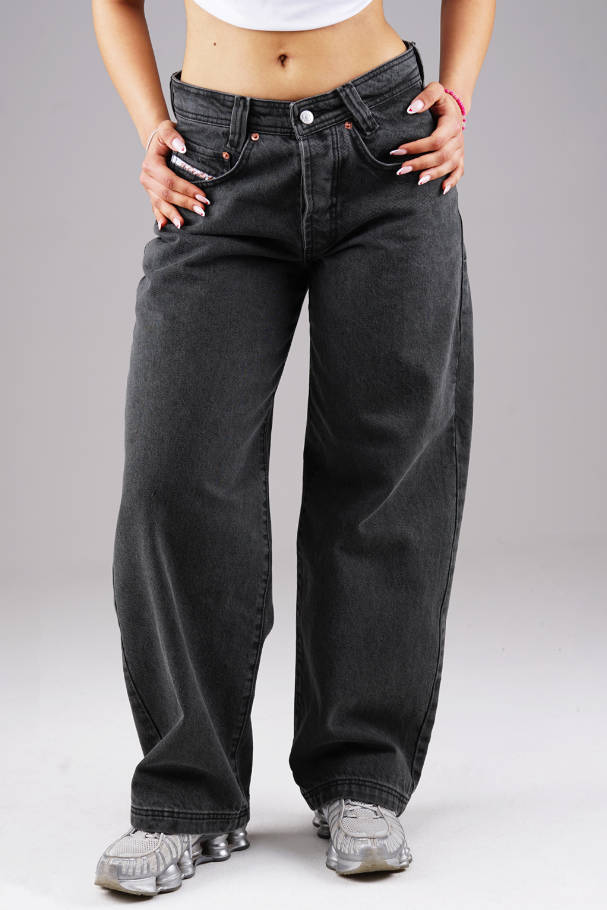 Picaldi Herren Jeans Baggy Zicco 475 Shadow wash anthracite W36-L32