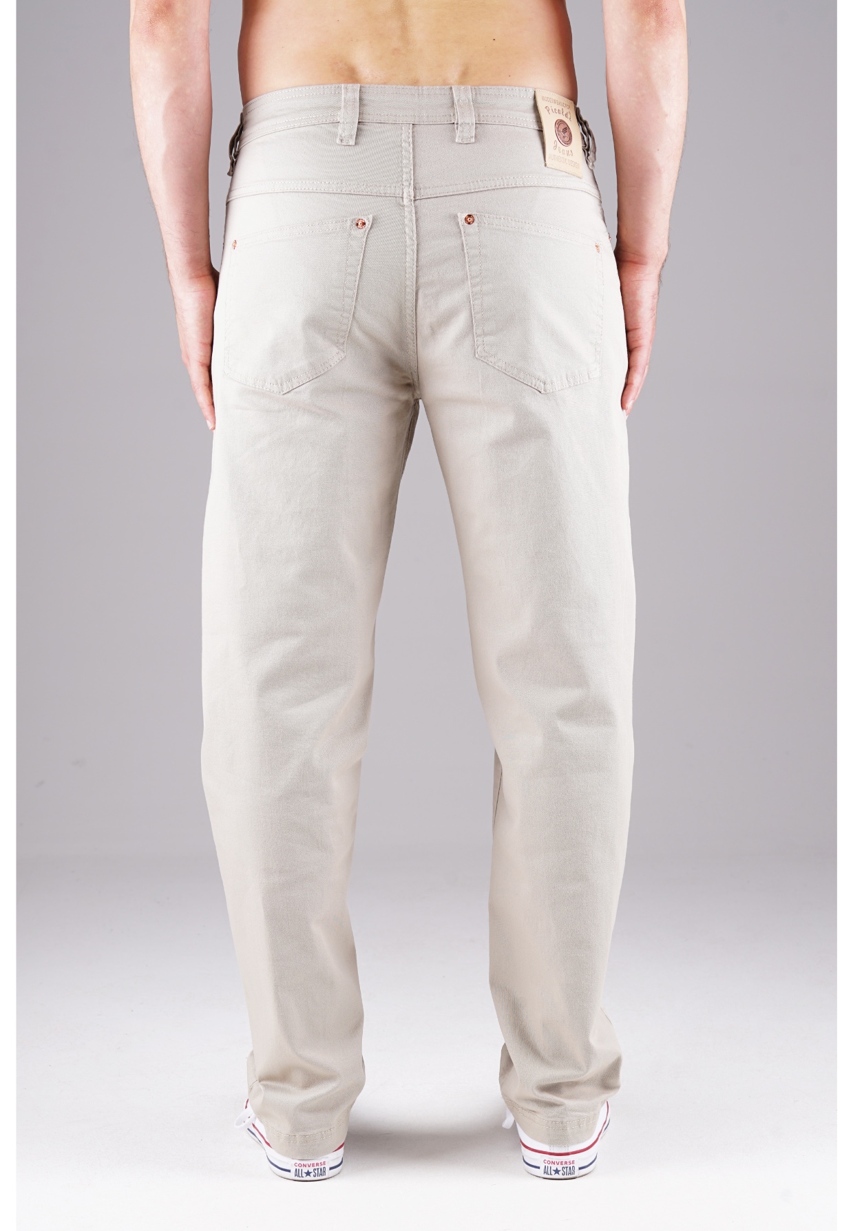Picaldi Zicco  472 Glow Ecru Herren Hose – Relaxed Carrot Fit in Beige W40-L32