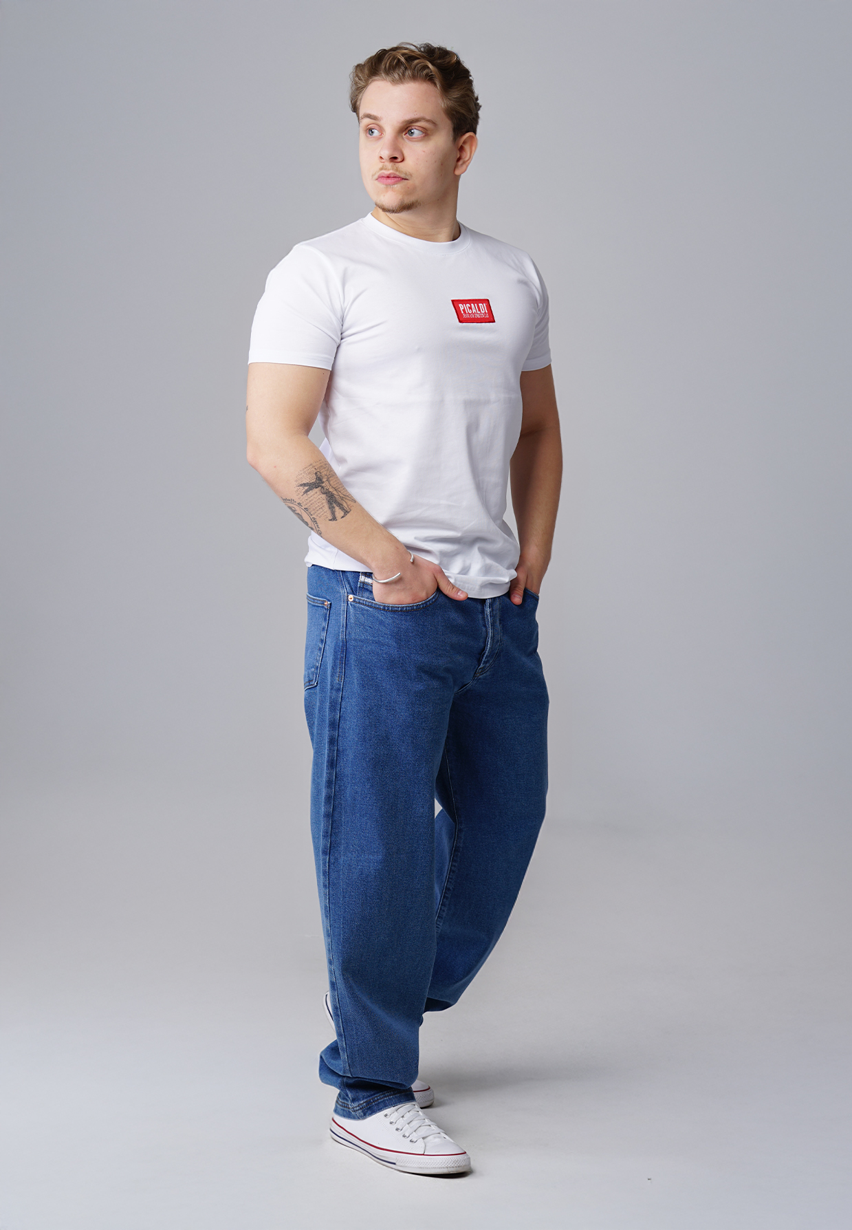Picaldi Zicco 472 Ares Herrenjeans – Relaxed-Karottenschnitt in Echtblau