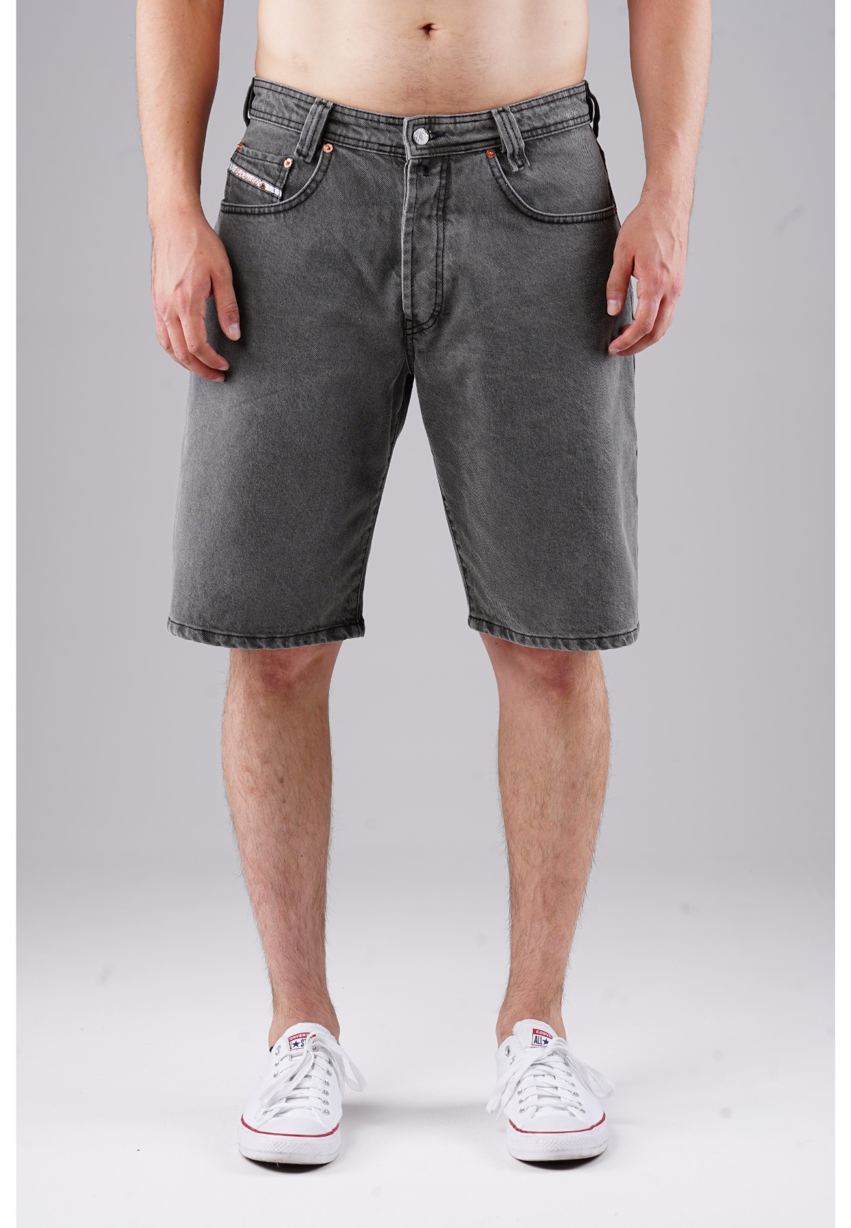 Picaldi Zicco 471 Drift Herren Jeansshorts - Relaxed Fit in Dusty Graphite W40