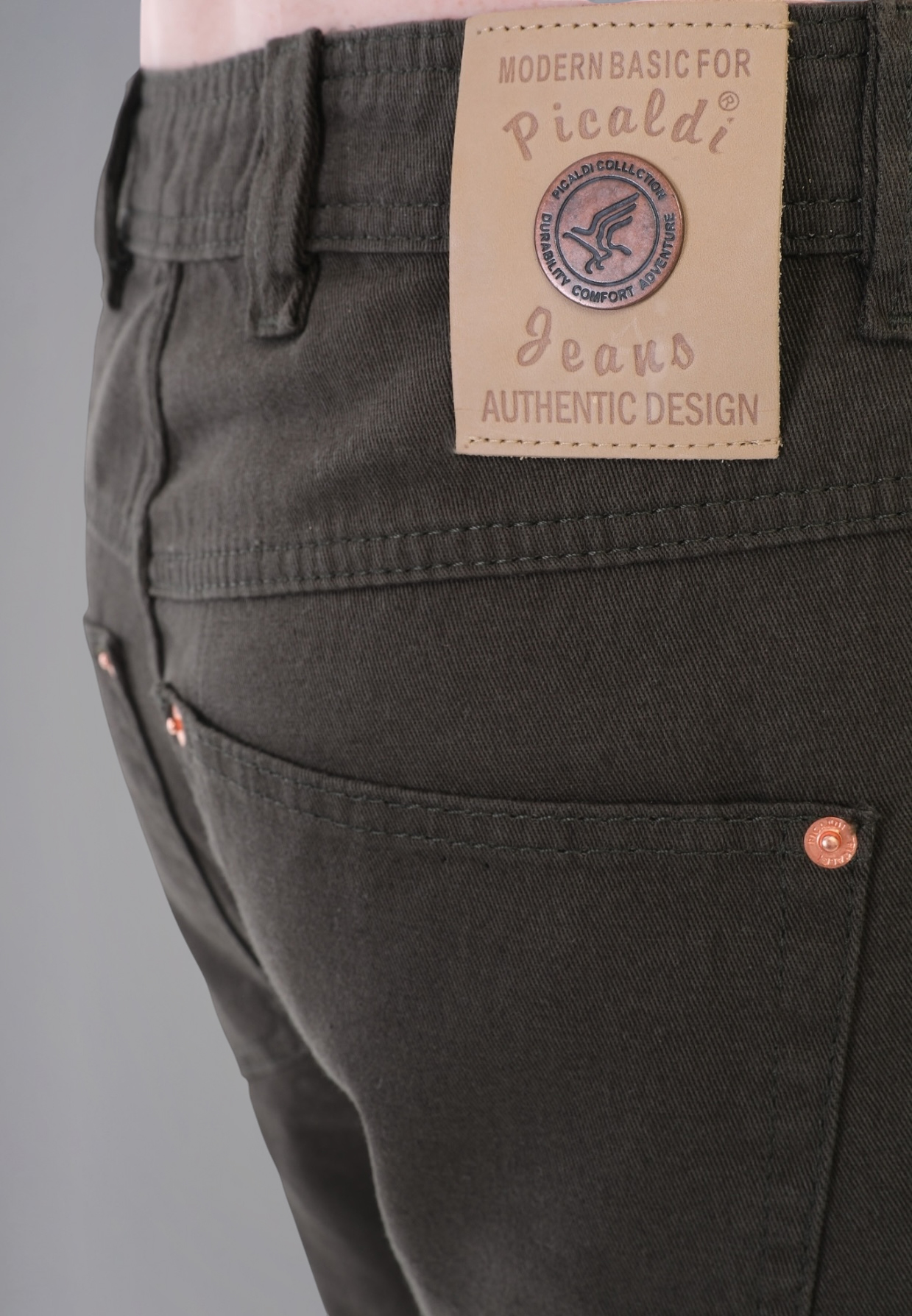 Picaldi Herren Shorts Zicco 472 Gabardine khaki Picaldi Herren Shorts Zicco 472 Gabardine khaki W40