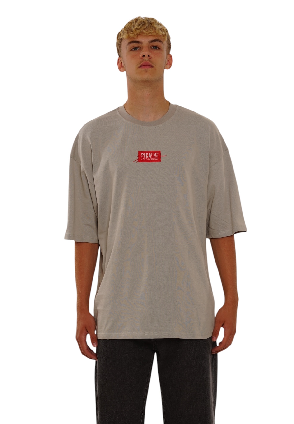 Picaldi Herren T-Shirt Oversize Emphasize Grey XXL