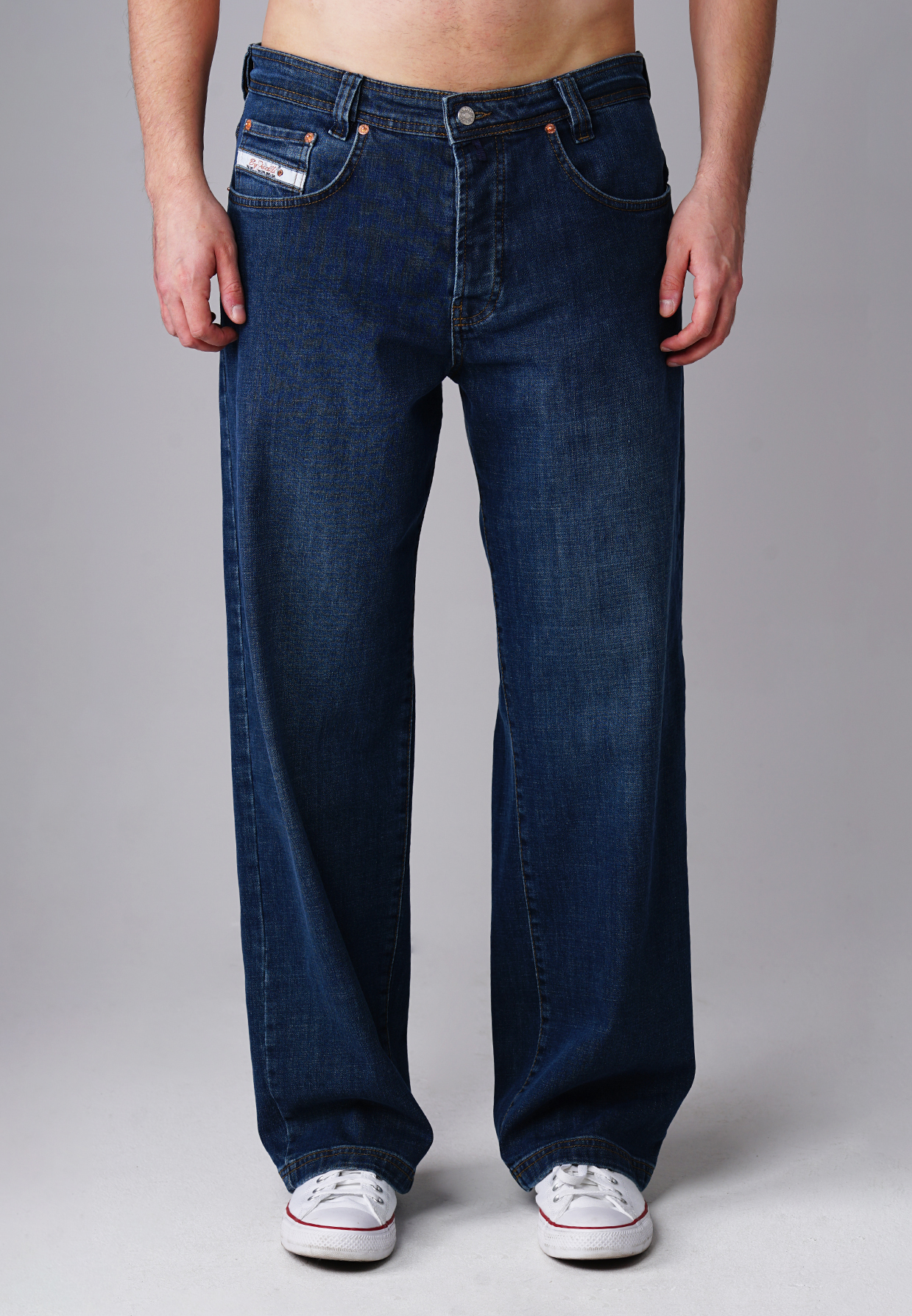 Picaldi Zicco 474 Torzen Herrenjeans - Baggy Fit mit Straight Leg in Urban Indigo Stone