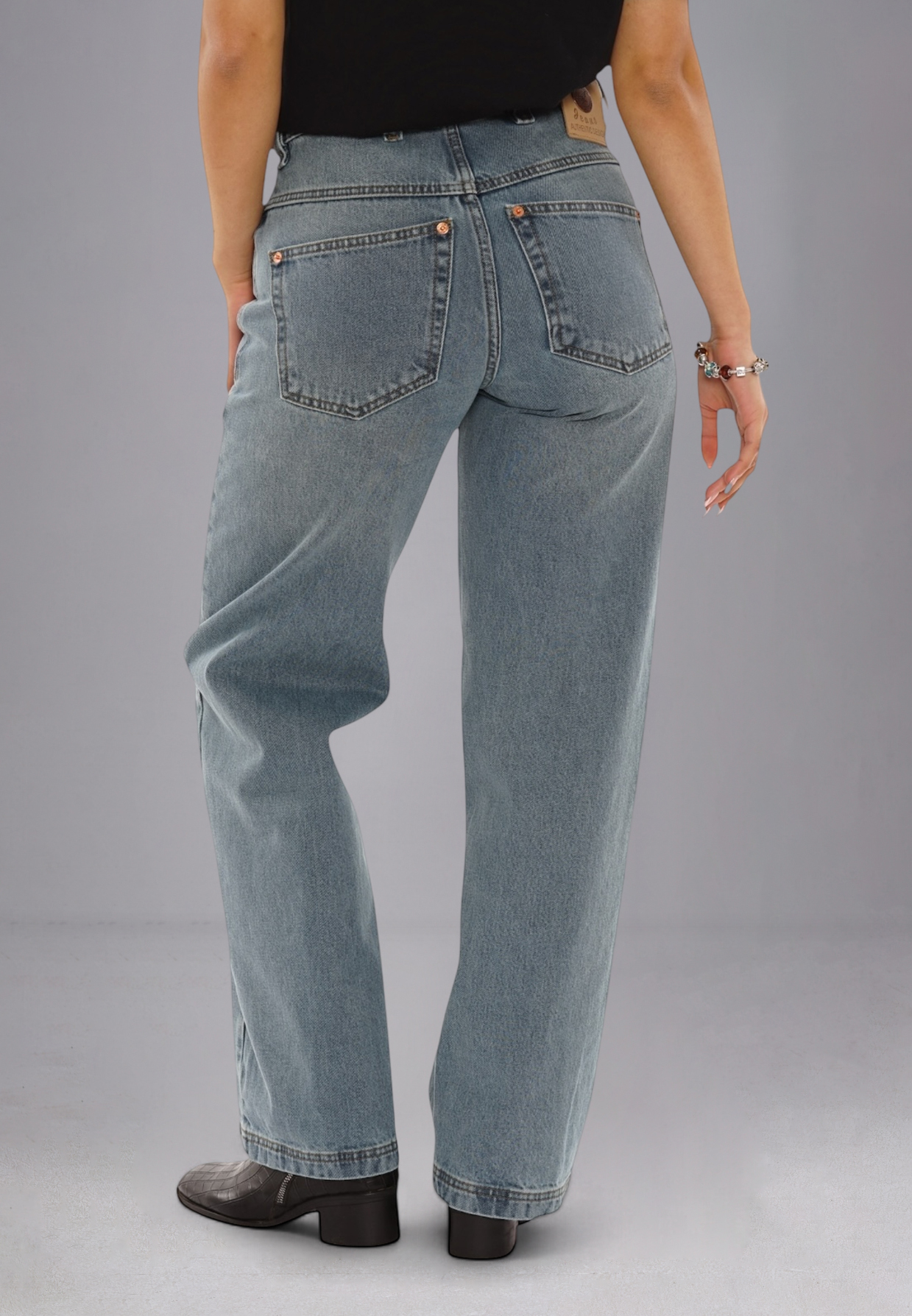 Picaldi Damen Jeans Baggy Zicco 474 Enemy washed greyblue W38-L34