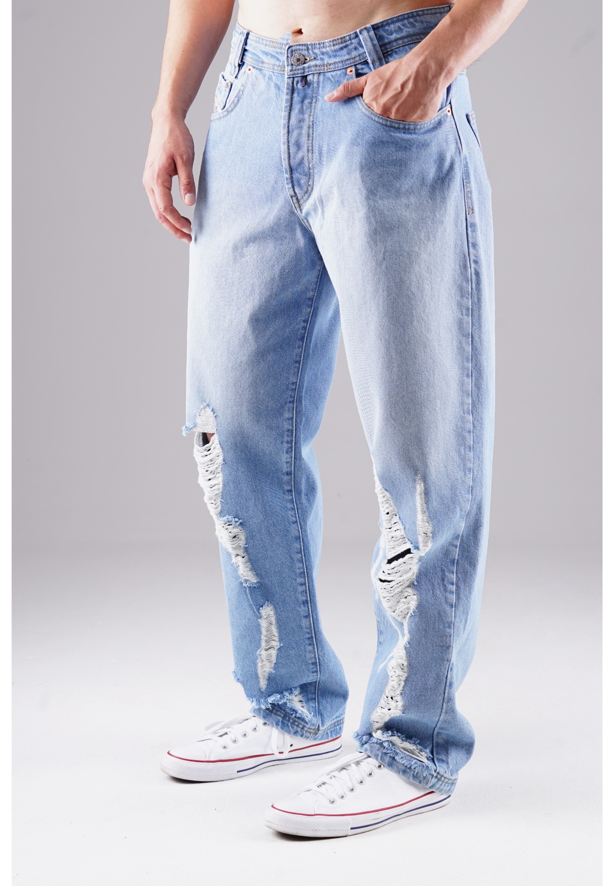 Picaldi Herren Jeans Zicco 471 Raze destroyed washed blue W36-L34