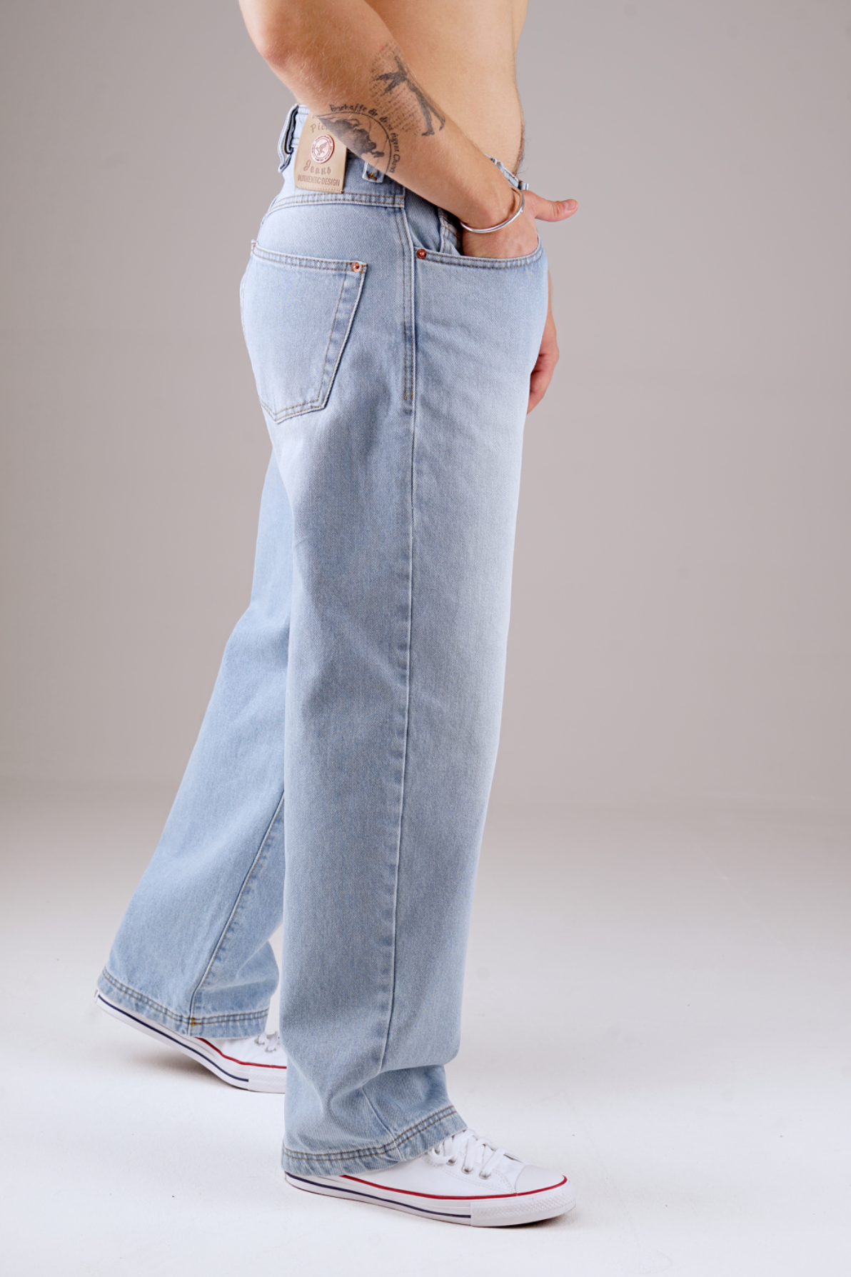 Picaldi Zicco 474 Las Vegas Herrenjeans - Baggy Fit mit Straight Leg in Iced Slate