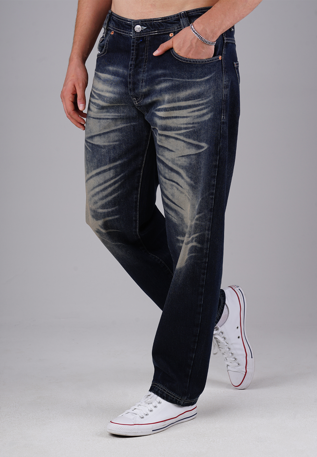 Picaldi Herren Jeans Zicco 472 Eldorado dark blue greystone washed W40-L34