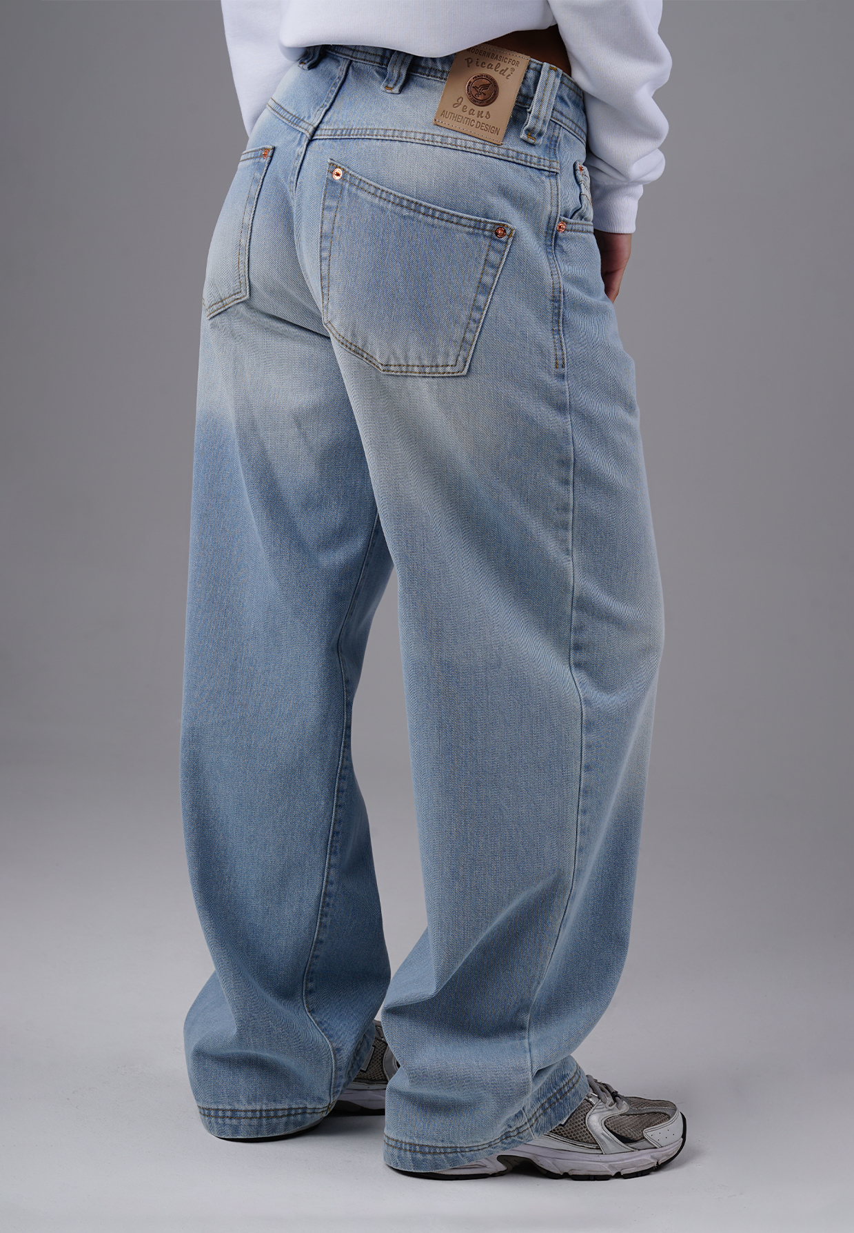 Picaldi Damen Jeans Baggy Zicco 475 Steel washed steel grey W42-L32