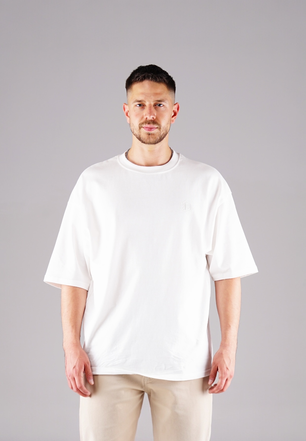Picaldi Herren T-Shirt Oversize Evident off white XXL