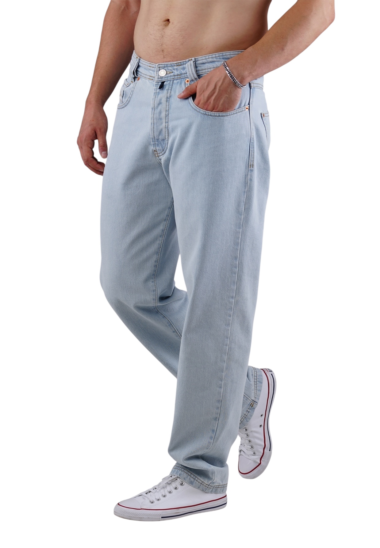 Picaldi Zicco 473 Altaro Herrenjeans - Relaxed Fit mit Tapered Leg in Azure Drift W46-L32