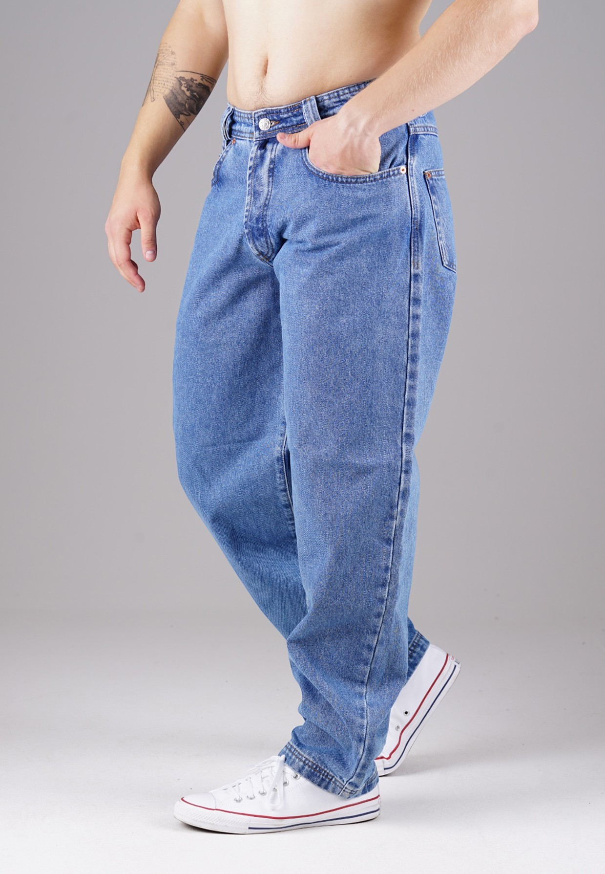 Picaldi Zicco 471 Detroit Herren Jeans – Loose Tapered Fit Dark Blue W42-L32