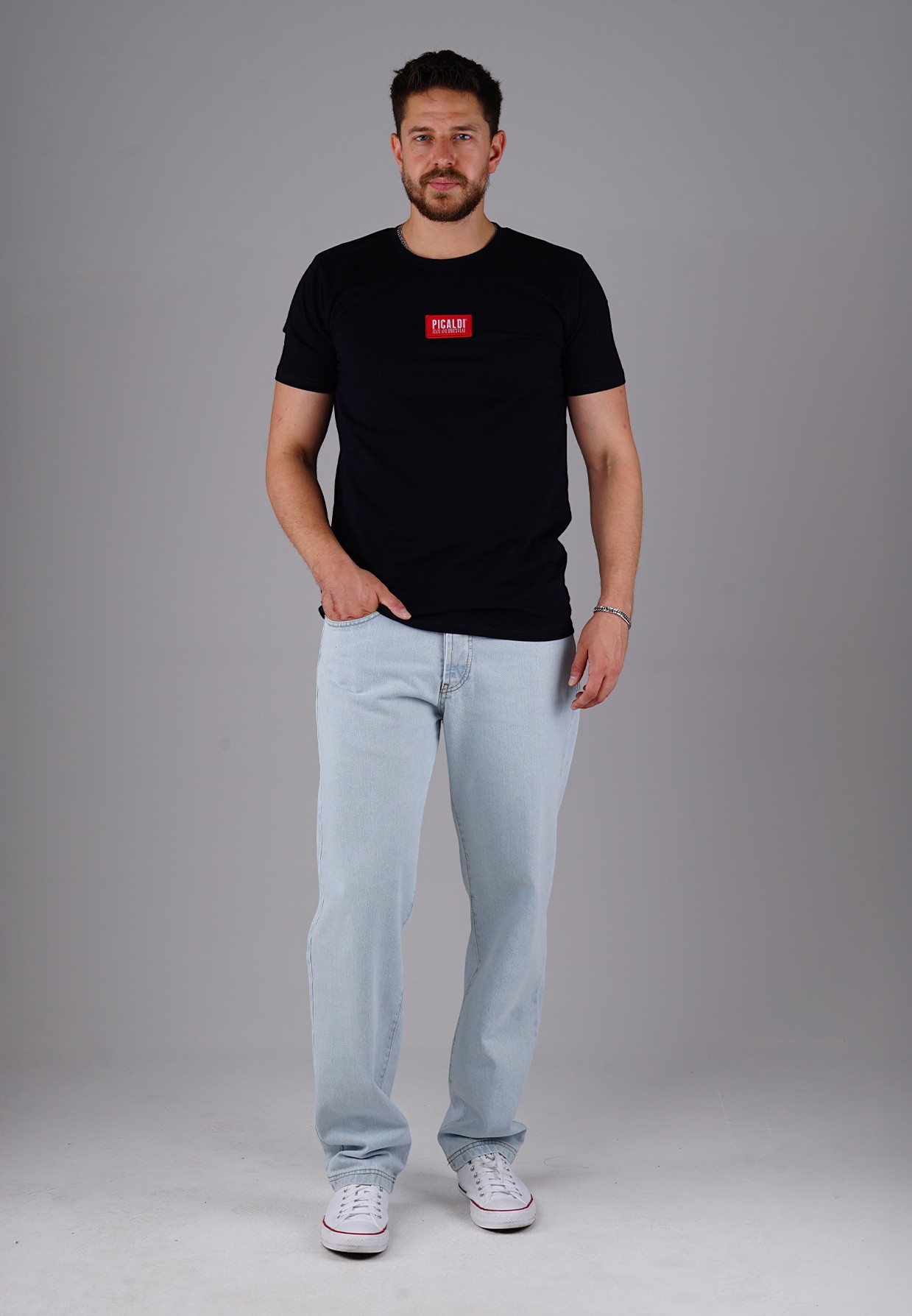 Picaldi Zicco 473 Altaro Herrenjeans - Relaxed Fit mit Tapered Leg in Azure Drift W46-L32