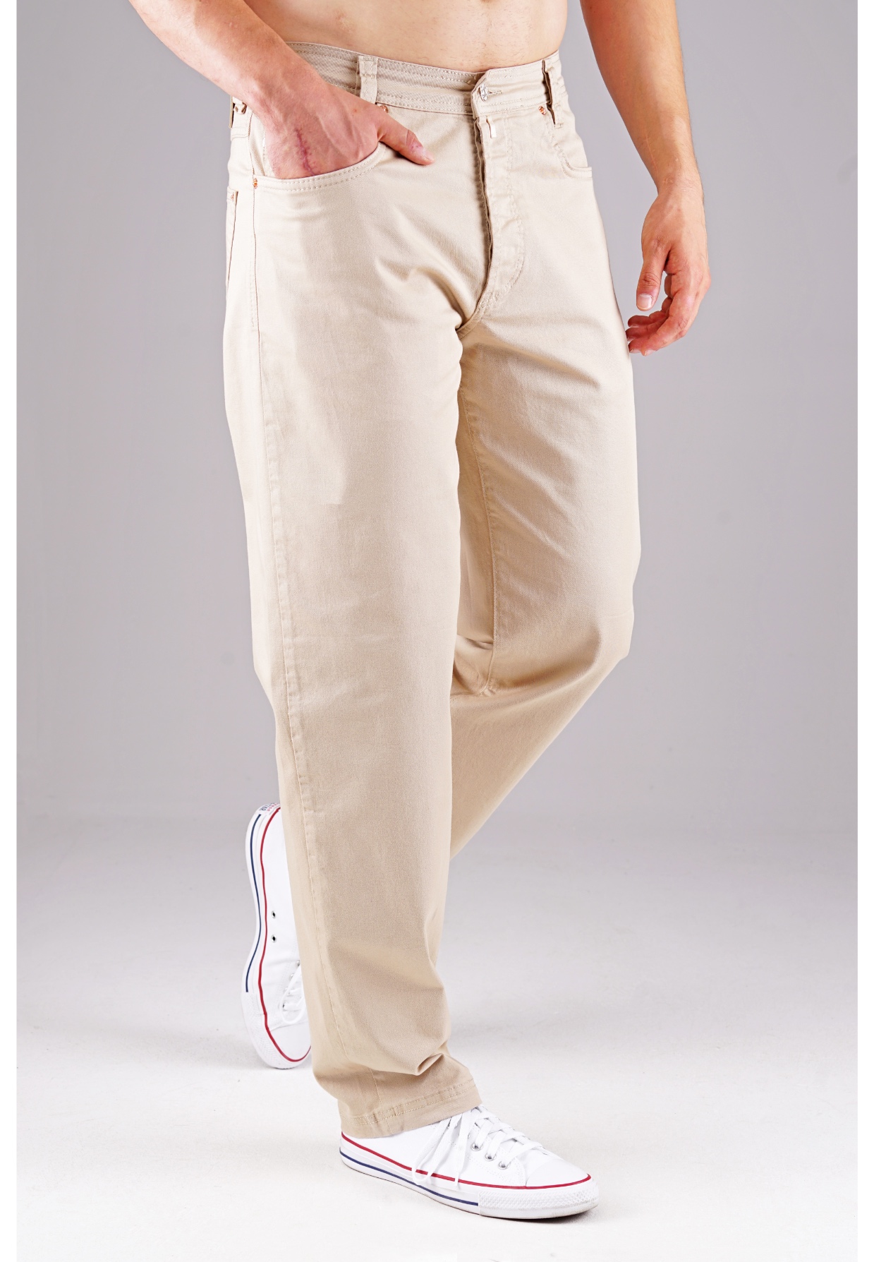Picaldi Herren Jeans Zicco 472 Gabardine Glow Beige W40-L32
