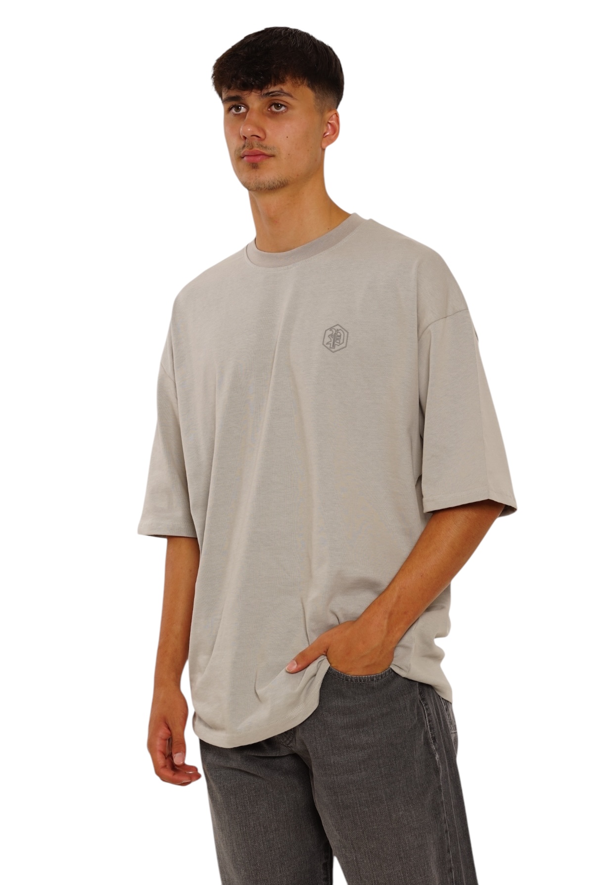 Picaldi Herren T-Shirt Oversize Evident Grey XXL