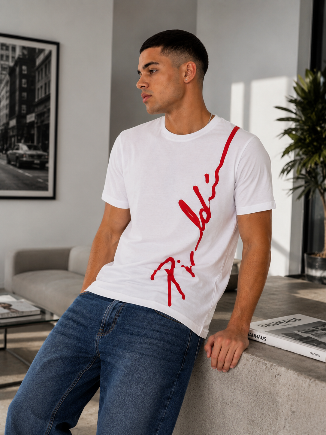 Picaldi Herren T-Shirt Male white