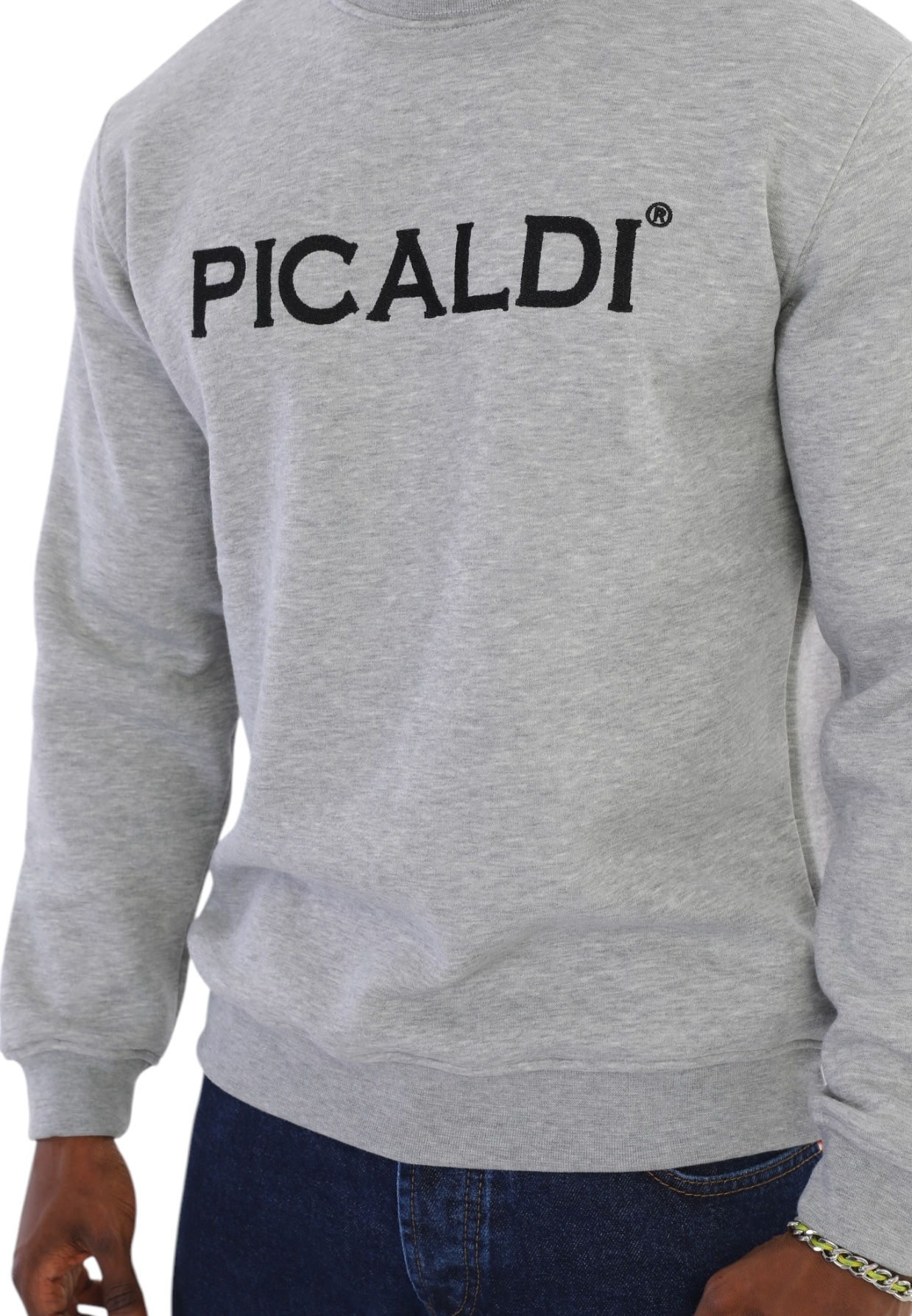 Picaldi Herren Sweatshirt Charlie Grey XXL