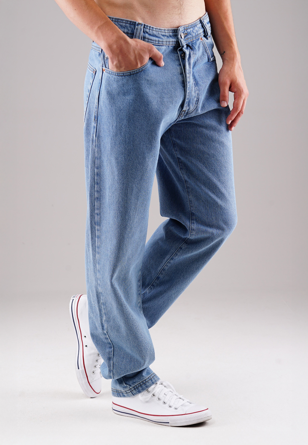 Picaldi Zicco 472 Stone Herrenjeans - Relaxed-Karottenschnitt in Indigo Blue W33-L36