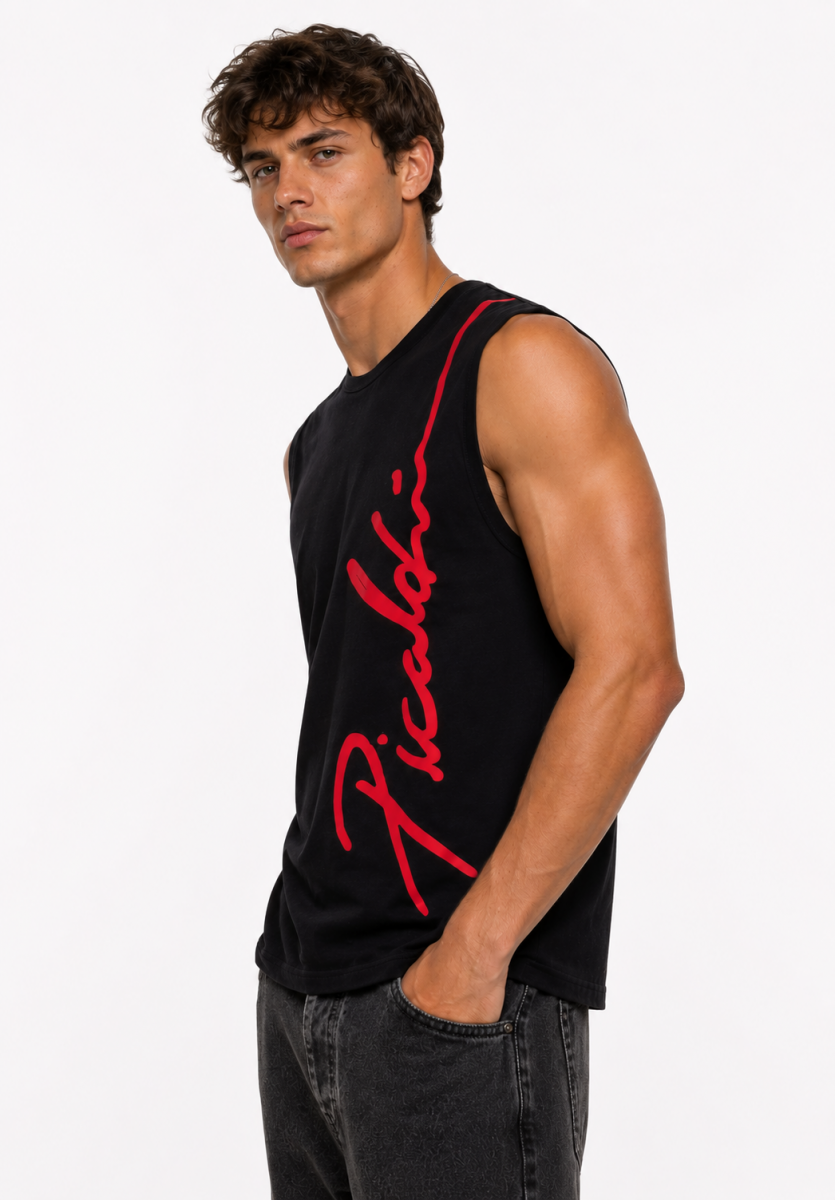 Picaldi Herren Tank Top Shirt Male black