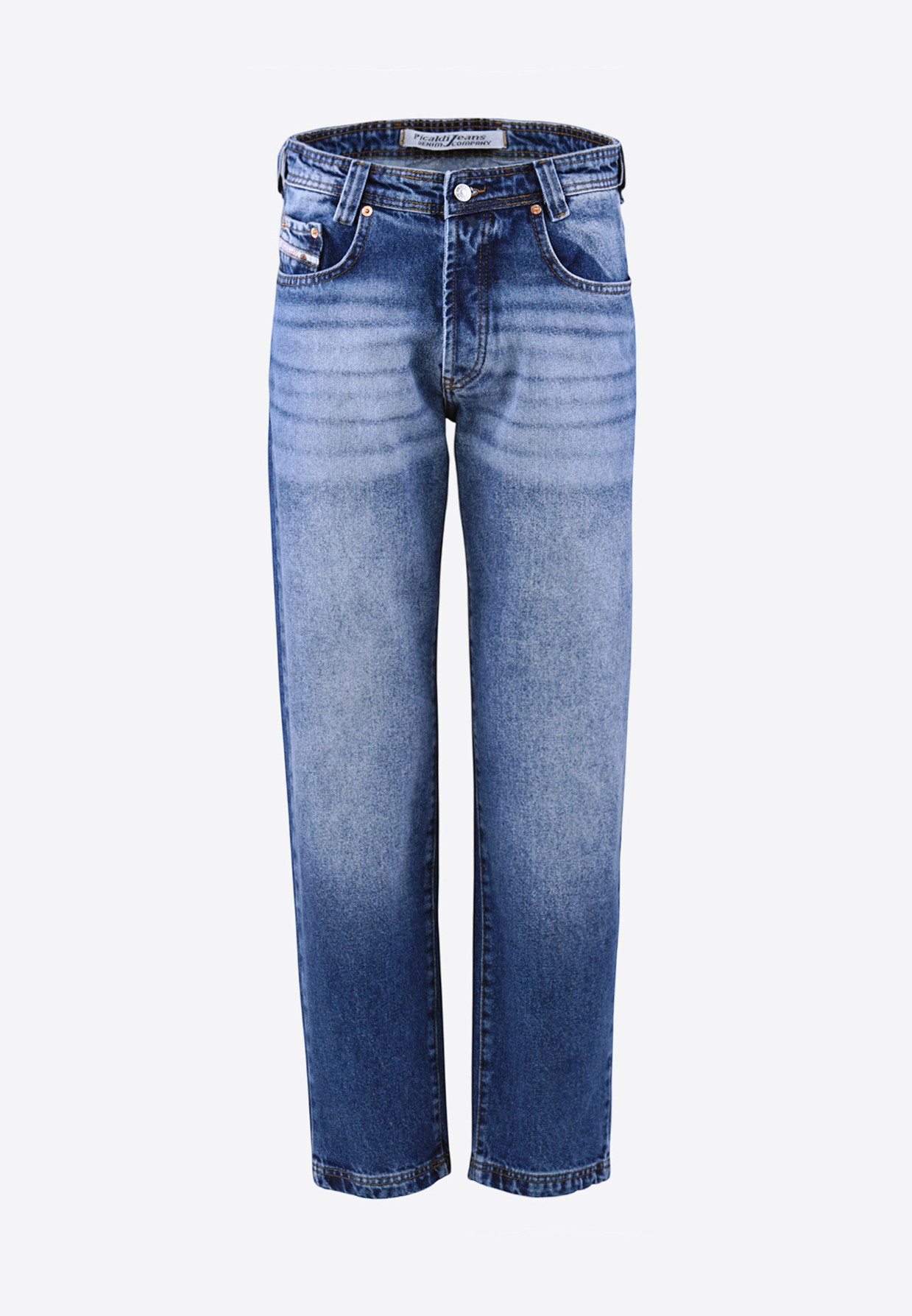 Picaldi Zicco 472 Dakota Herrenjeans - Relaxed-Karottenschnitt in Sapphire Blue W46-L32