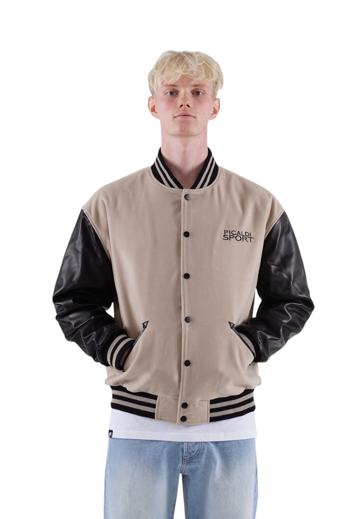Picaldi Herren College Jacke Tiger Beige