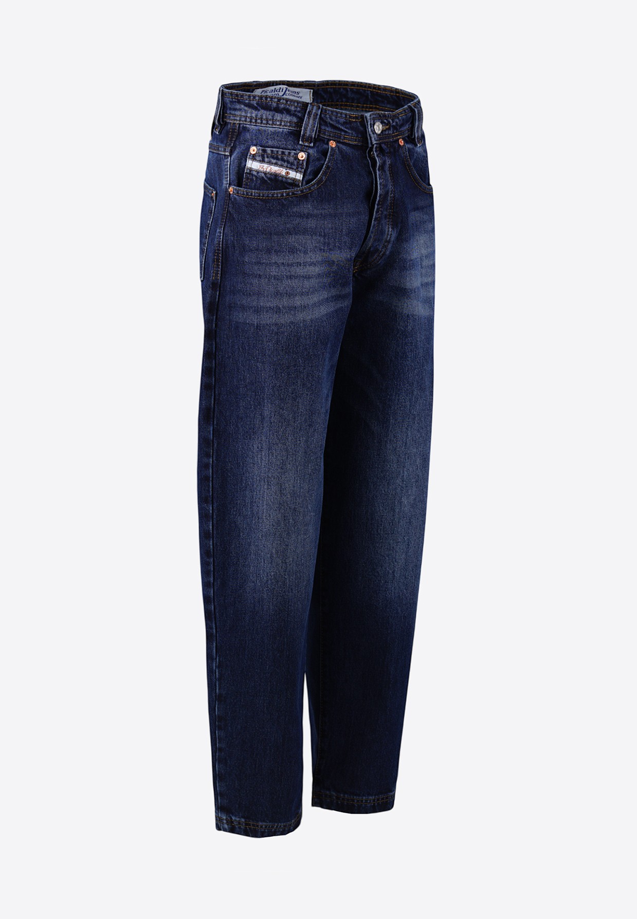 Picaldi Zicco 471 Hurricane Herren Jeans – Loose Tapered Fit Washed Dark Blue W42-L32