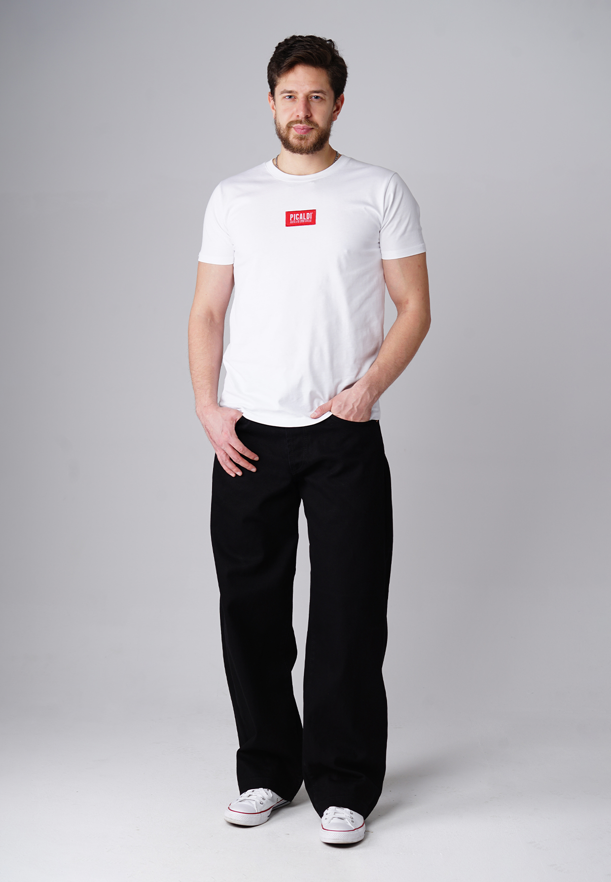 Picaldi Zicco 475 Black Herren Jeans – Baggyschnitt in Clean Black