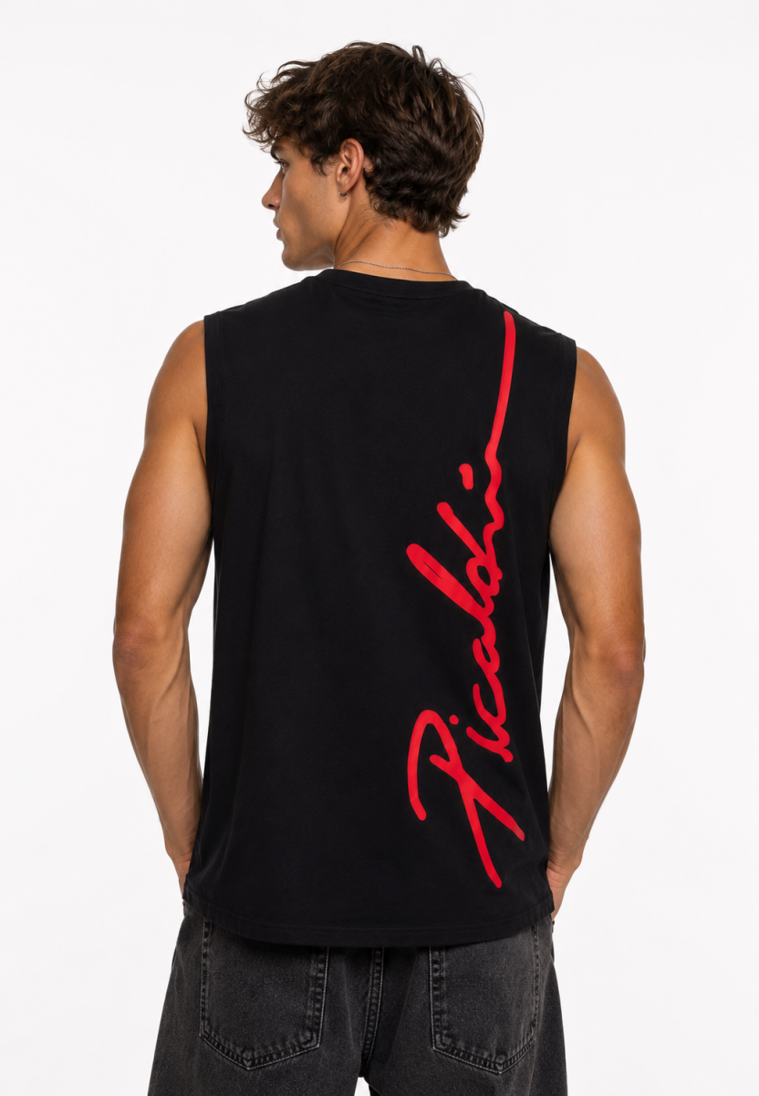 Picaldi Herren Tank Top Shirt Male black