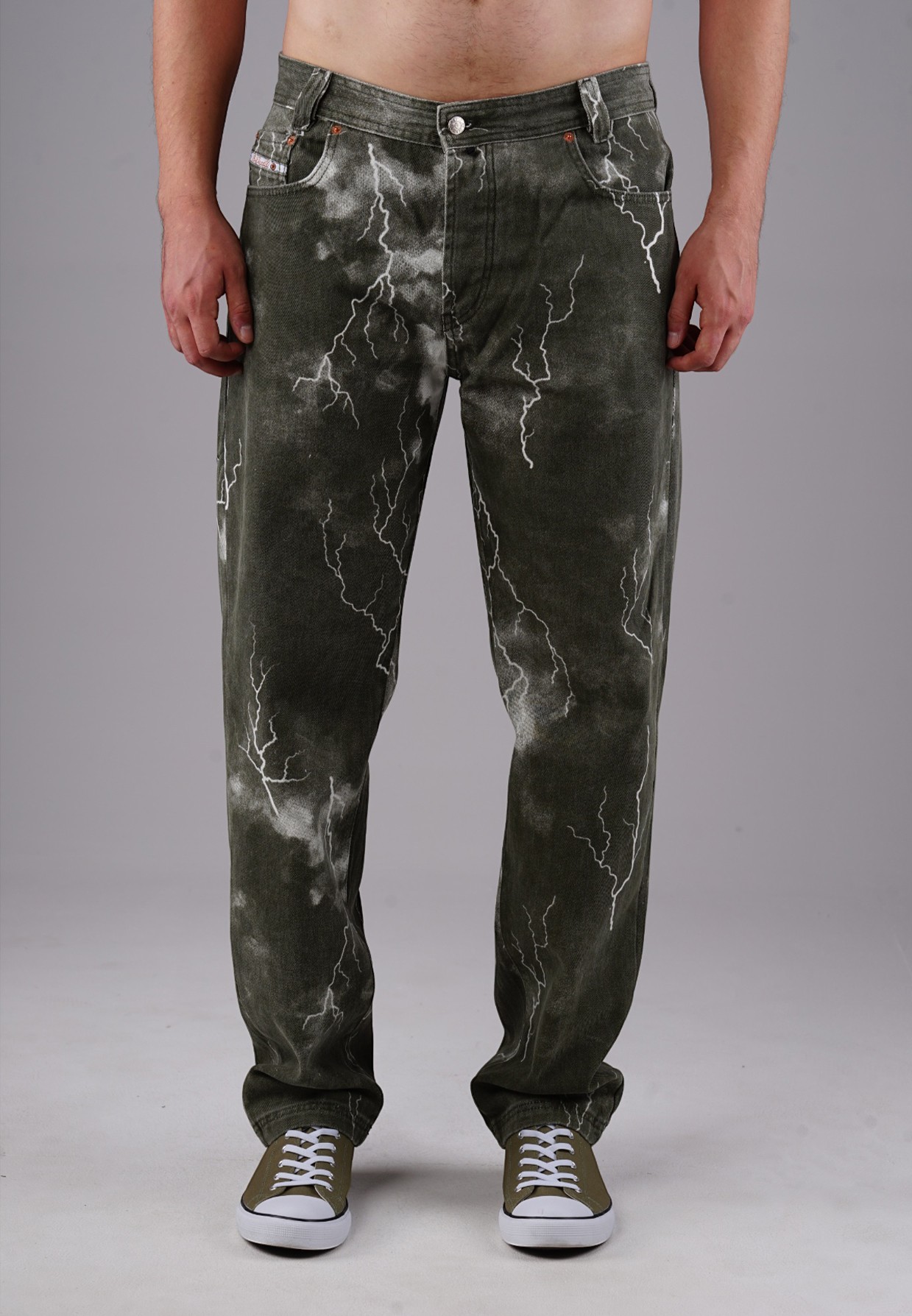 Picaldi Herren Jeans Zicco 472 Flash Khaki dark olive tunder wash Picaldi Herren Jeans Zicco 472 Flash Khaki dark olive tunder wash W40-L32
