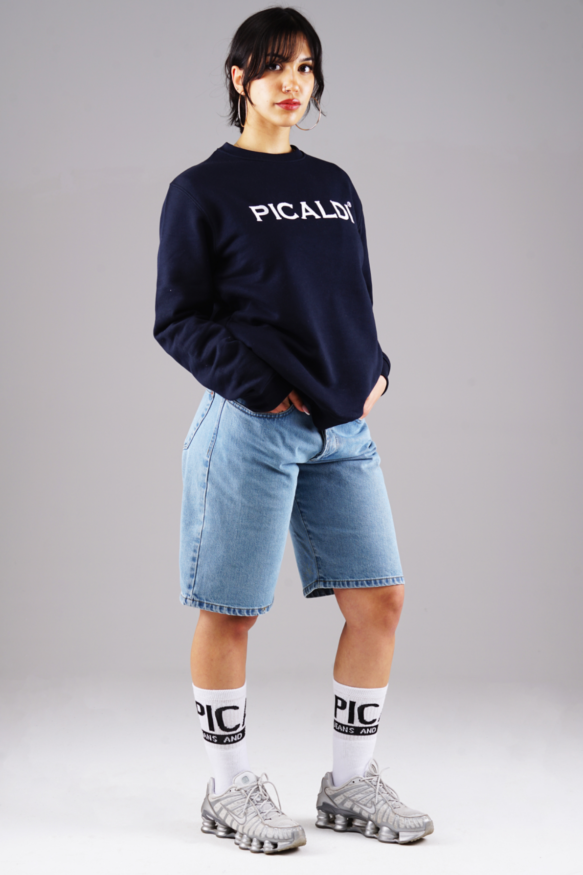 Picaldi Herren Sweatshirt Charlie Marine Blue XXL