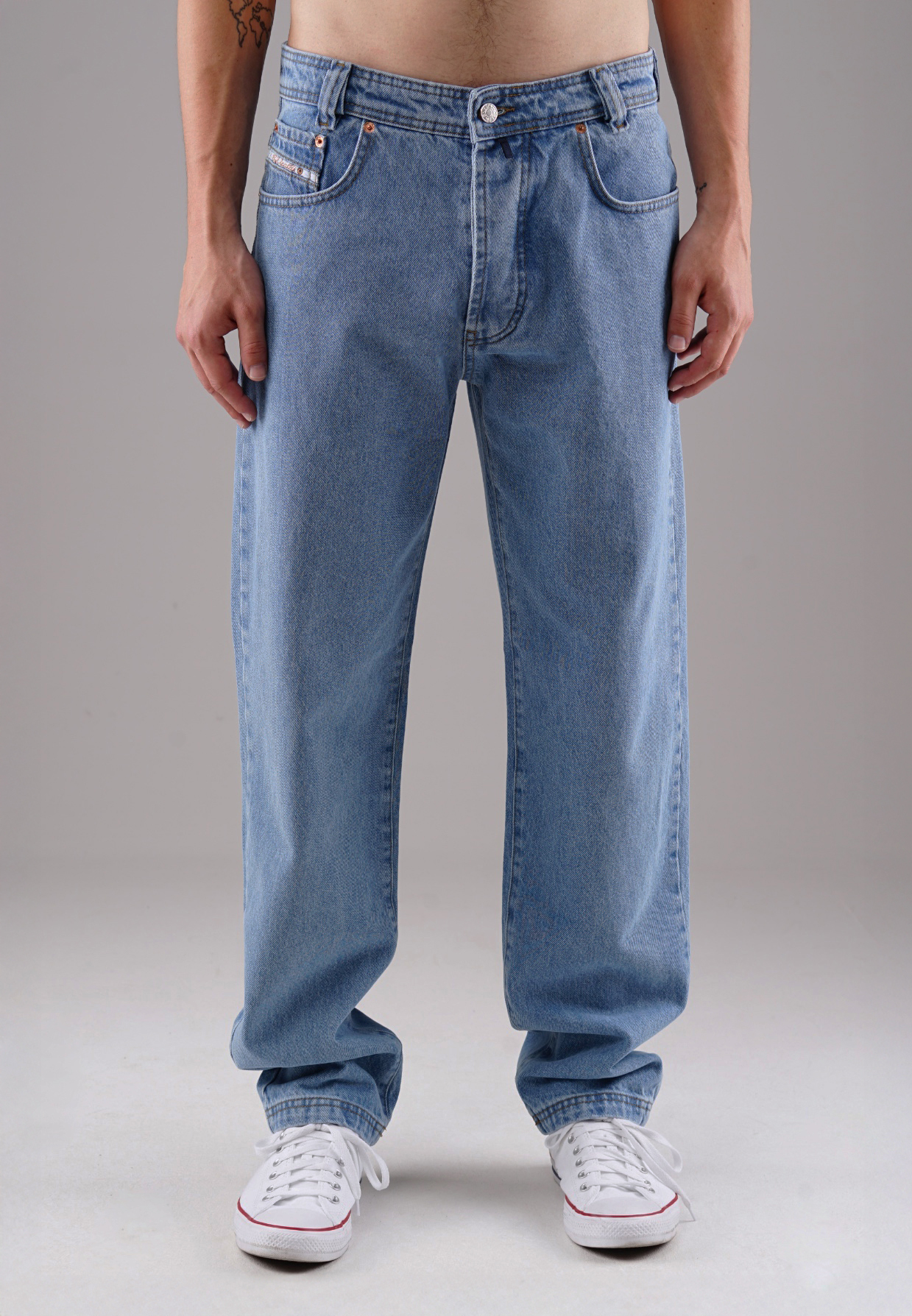 Picaldi Zicco 472 Stone Herrenjeans - Relaxed-Karottenschnitt in Indigo Blue