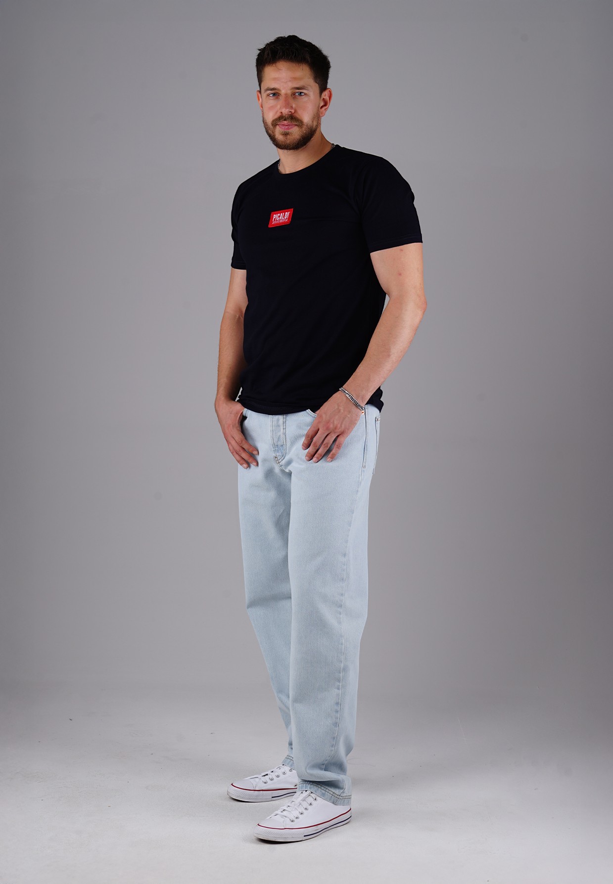 Picaldi Zicco 473 Altaro Herrenjeans - Relaxed Fit mit Tapered Leg in Azure Drift W46-L32