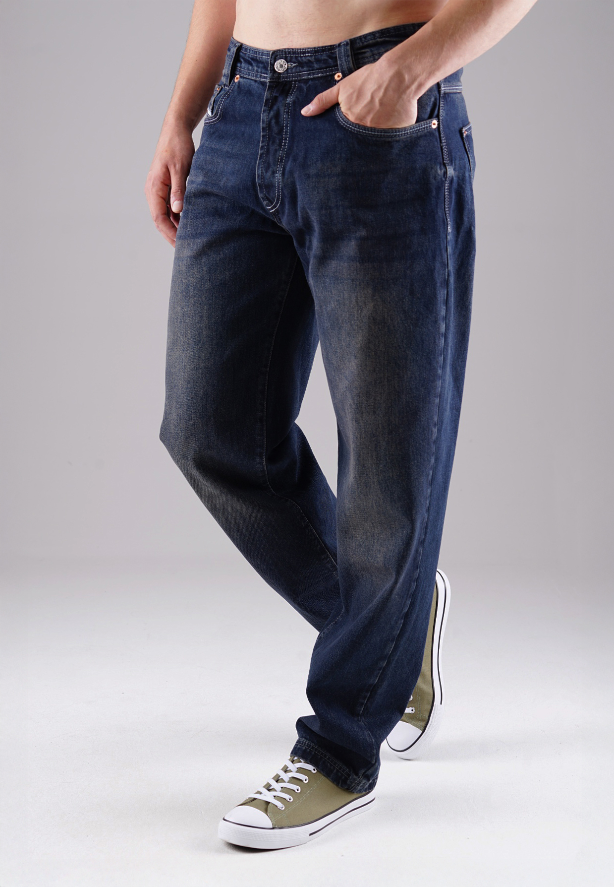 Picaldi Herren Jeans Zicco 472 Indiana washed dark blue W42-L32