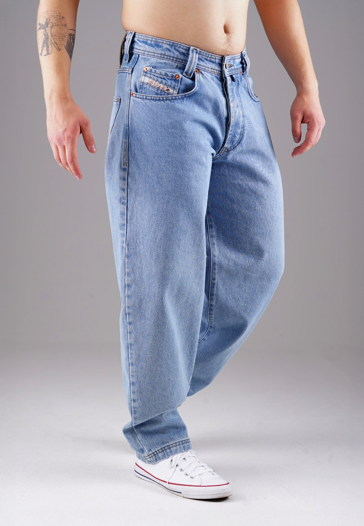 Picaldi Zicco 471 Toronto Herren Jeans – Loose Tapered Fit Light Blue