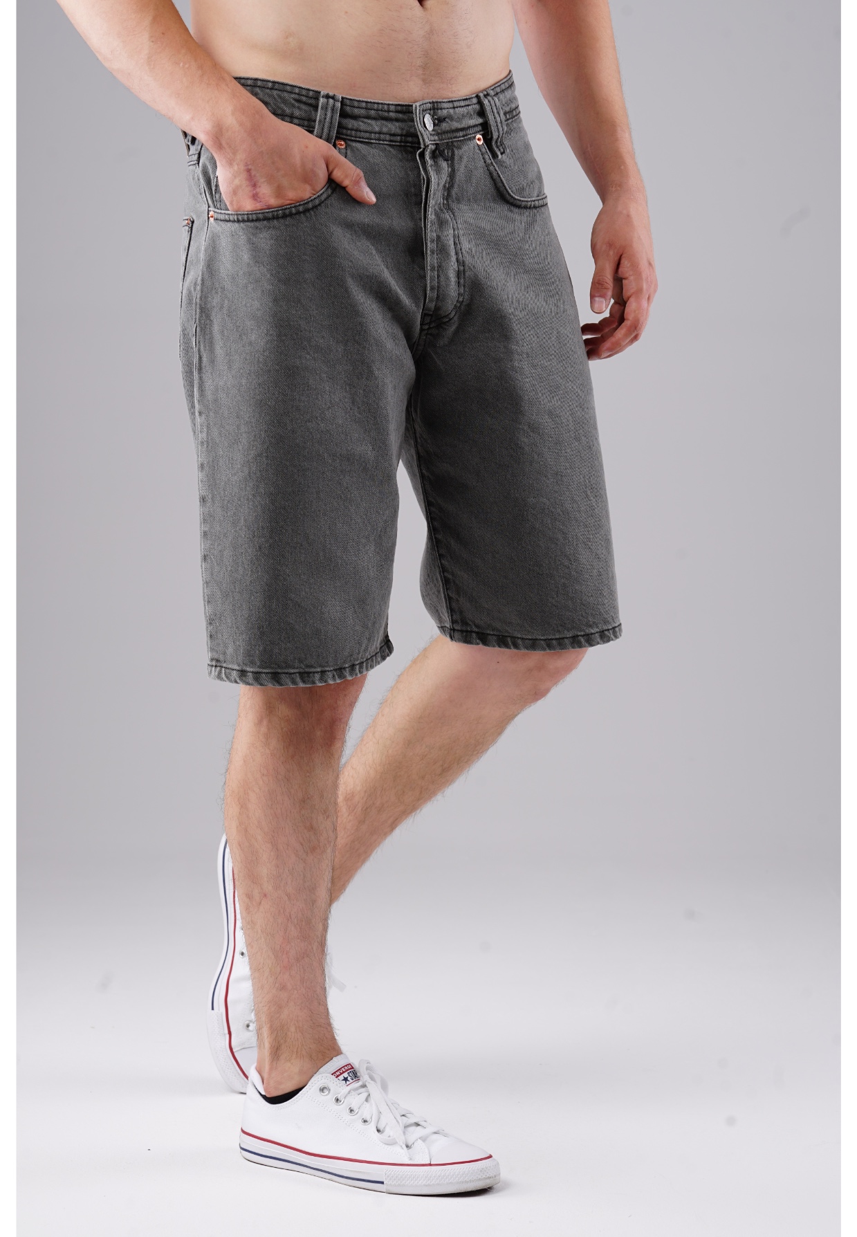Picaldi Zicco 471 Drift Herren Jeansshorts - Relaxed Fit in Dusty Graphite Picaldi Zicco 471 Drift Herren Jeansshorts - Relaxed Fit in Dusty Graphite W40